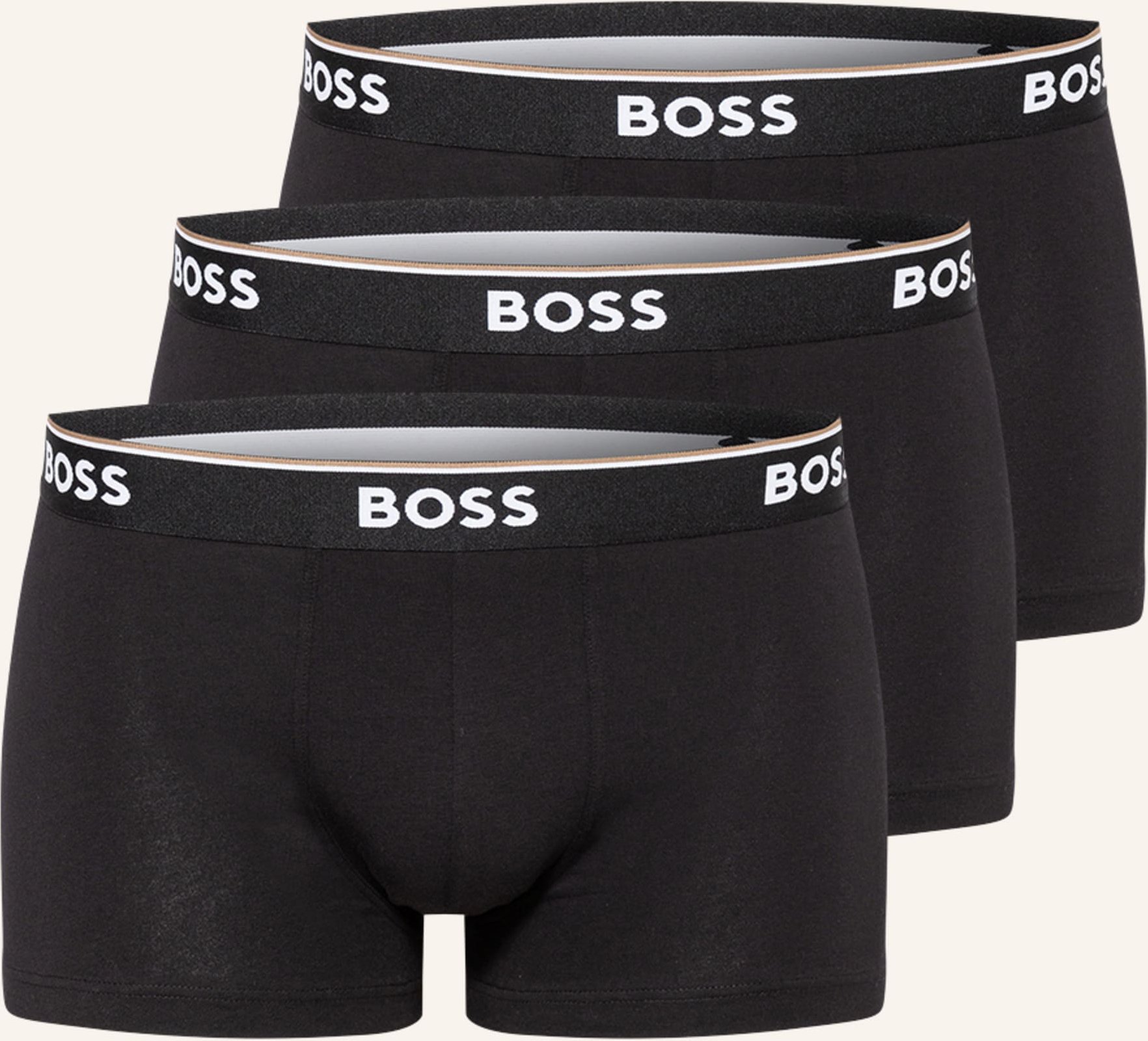 Thumbnail - Boss 3er-Pack Boxershorts Power schwarz