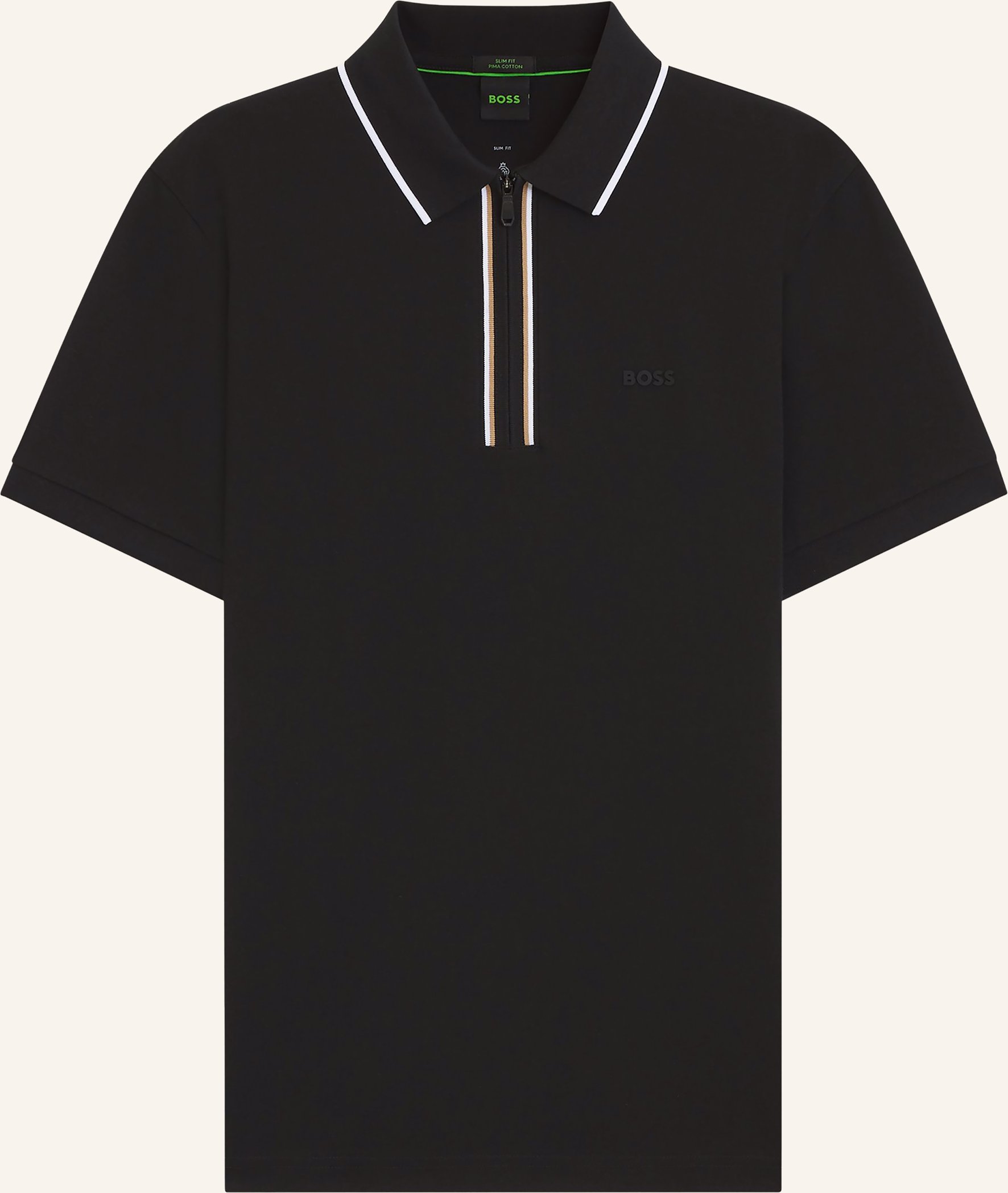 Boss Jersey-Poloshirt Philix schwarz