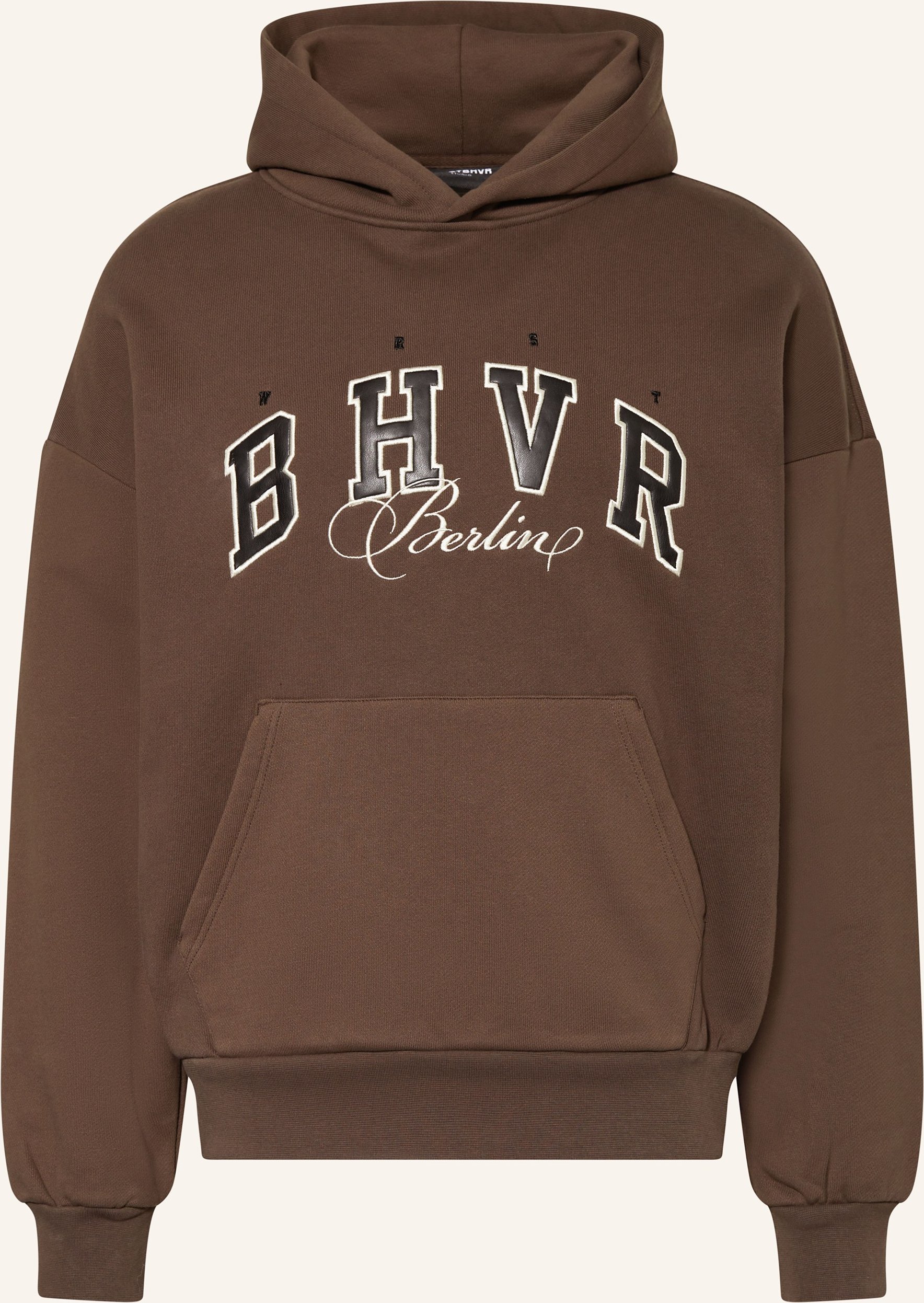 Wrstbhvr Oversized-Hoodie Crush braun