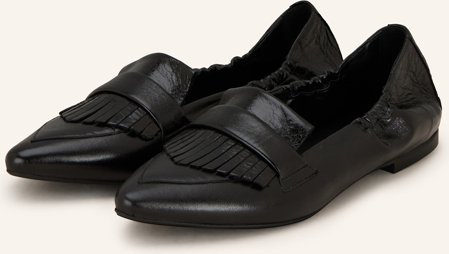 Darling Harbour Lackballerinas schwarz