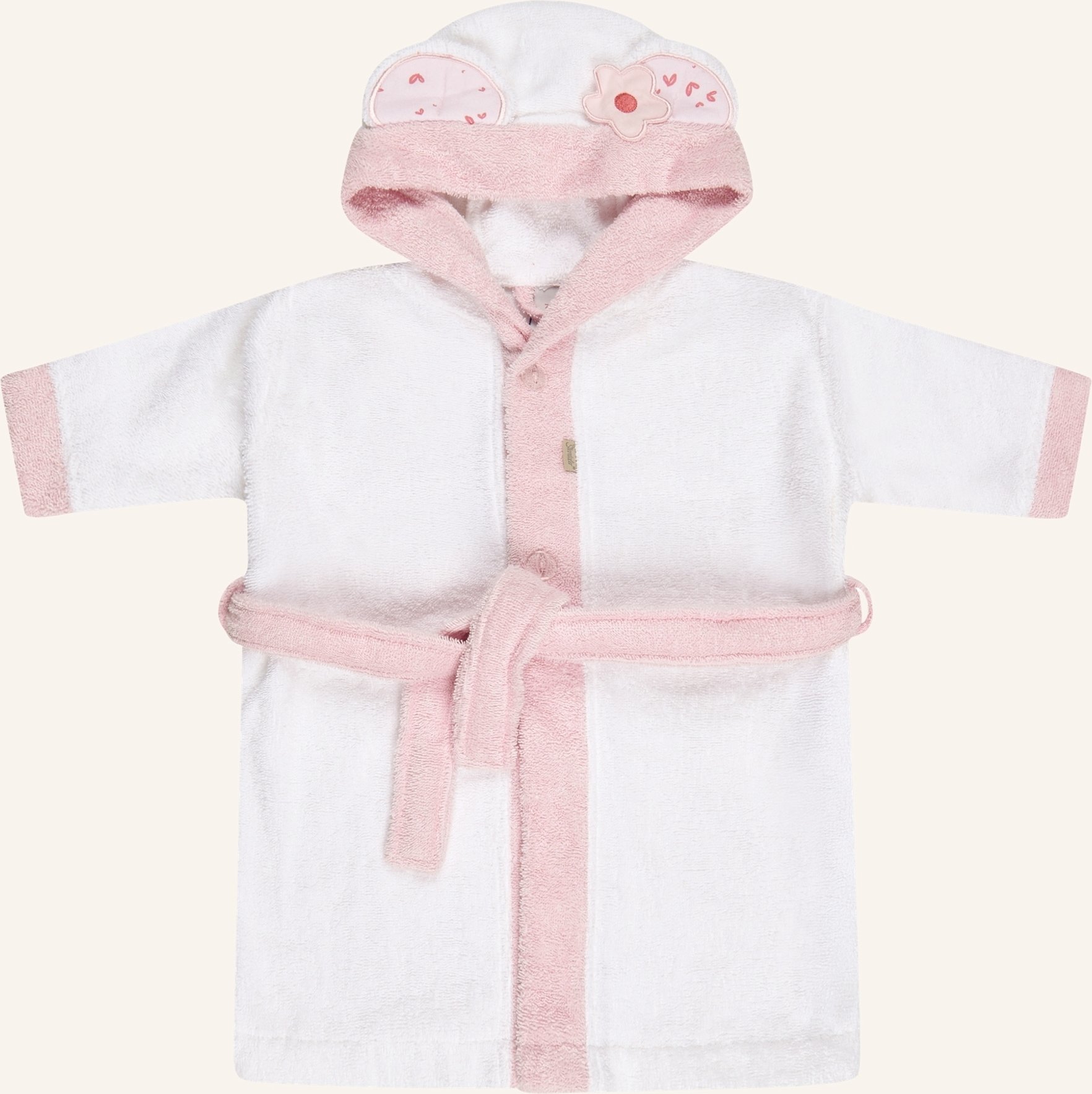 Sterntaler Bademantel Bär Betty weiss