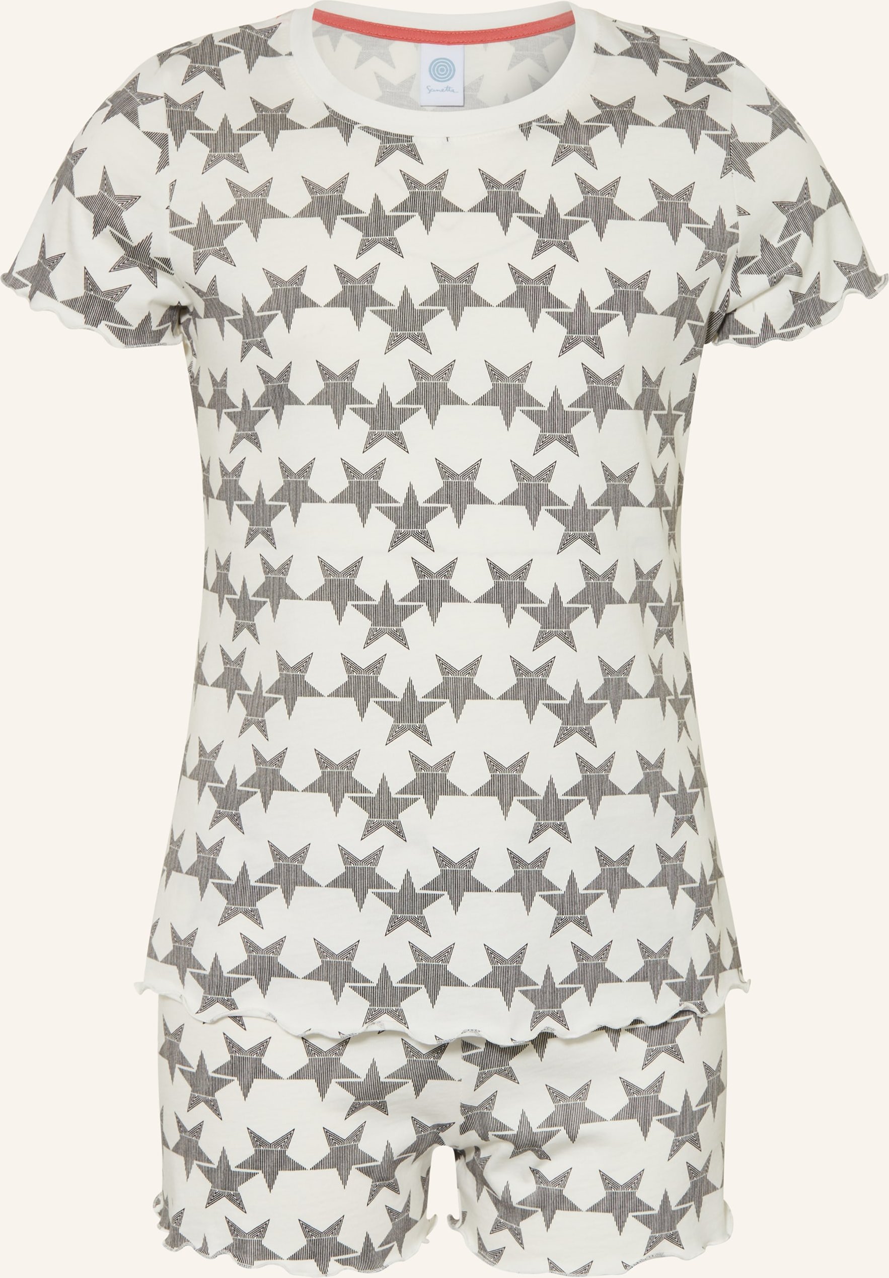 Sanetta Shorty-Schlafanzug weiss