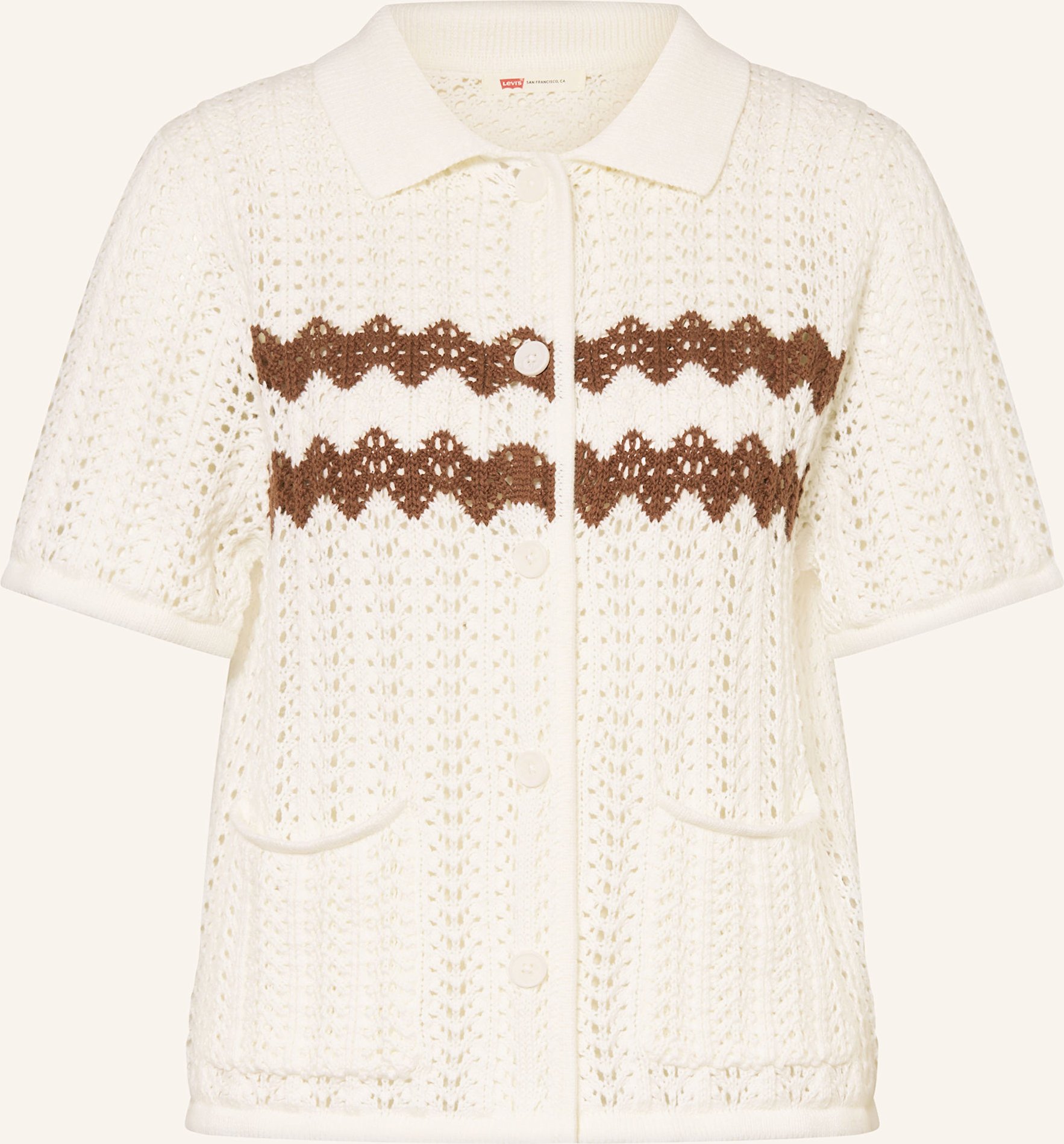 Levi's® Strickbluse weiss