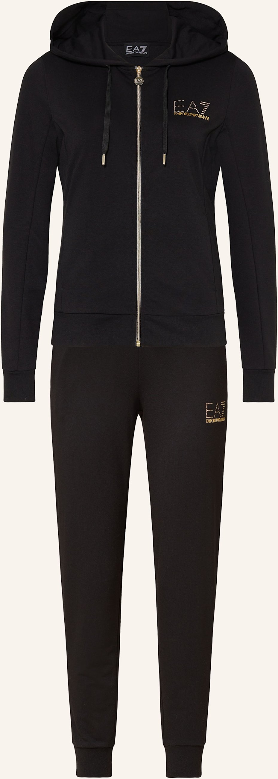 ea7 Emporio Armani Trainingsanzug Train schwarz