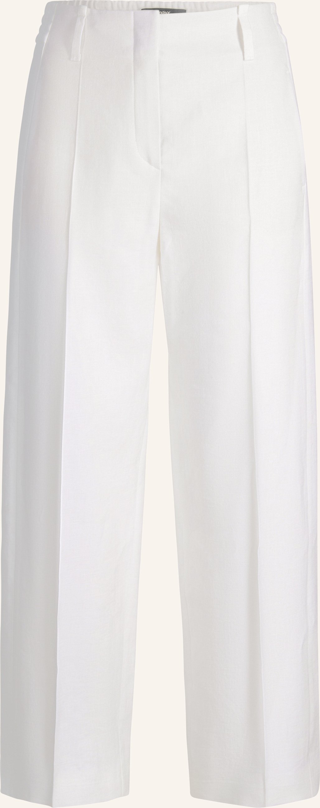 Windsor. Bundfaltenhose weiss