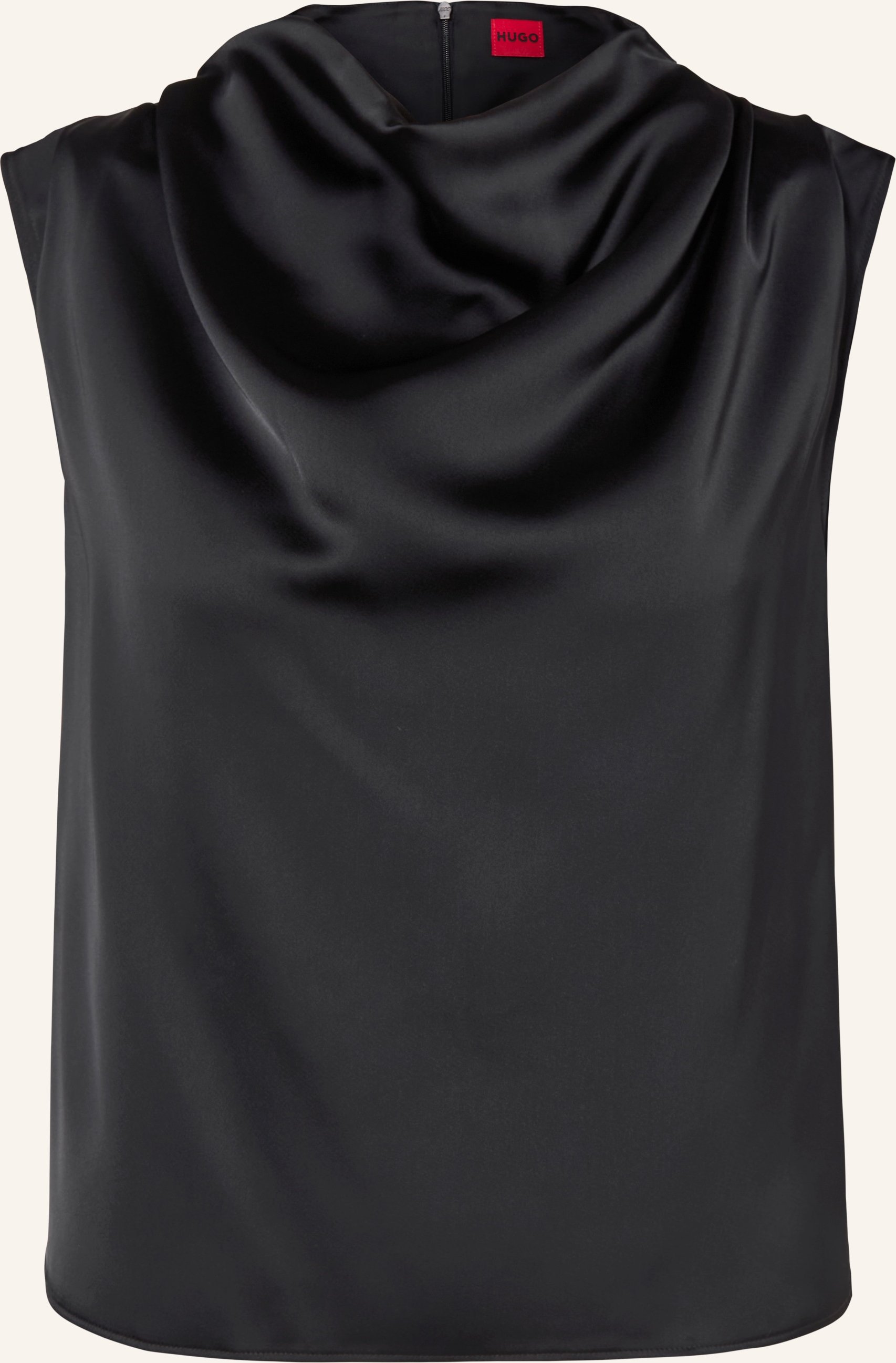 Hugo Satintop Casmini schwarz