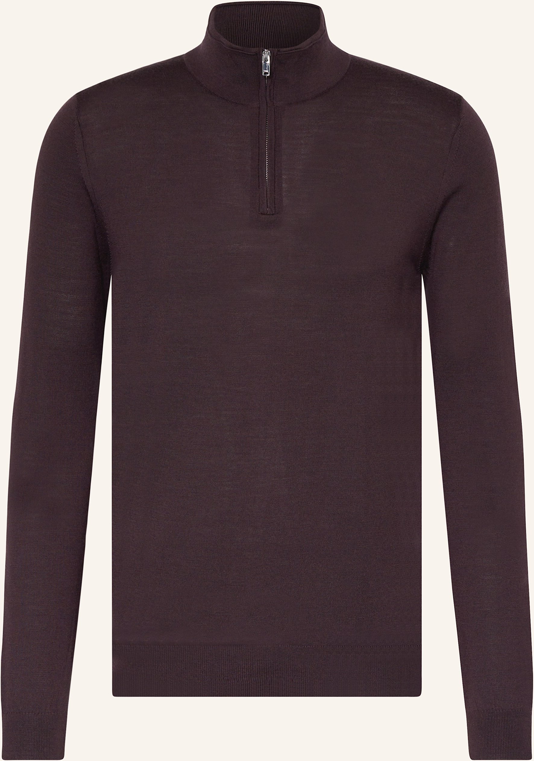 Reiss Troyer Blackhall Aus Merinowolle rot