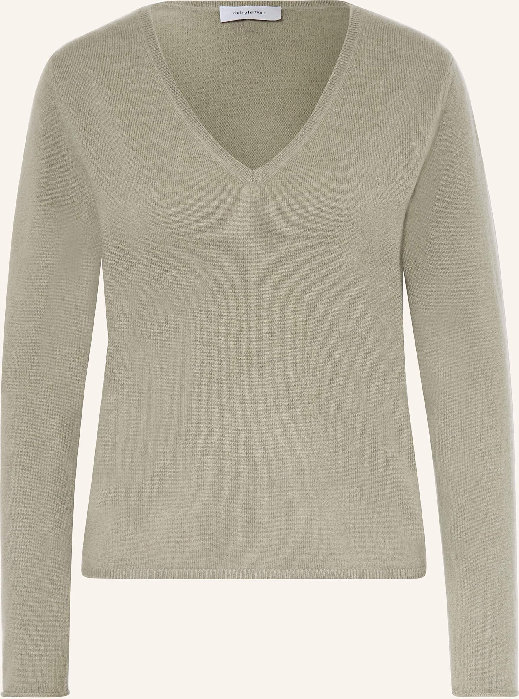 Darling Harbour Cashmere-Pullover gruen