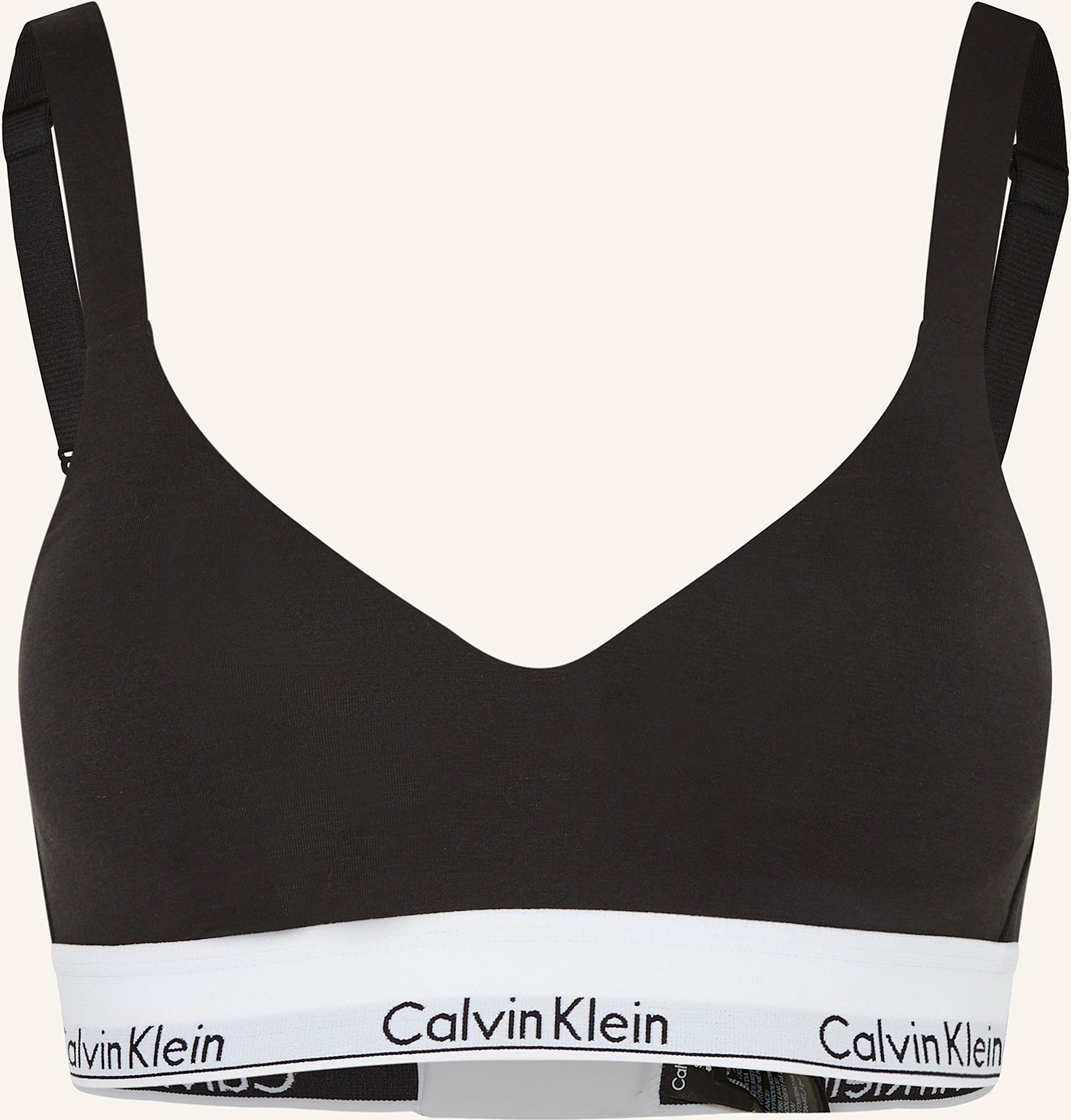 Calvin Klein Push-Up-Bh Icon Cotton Modal schwarz
