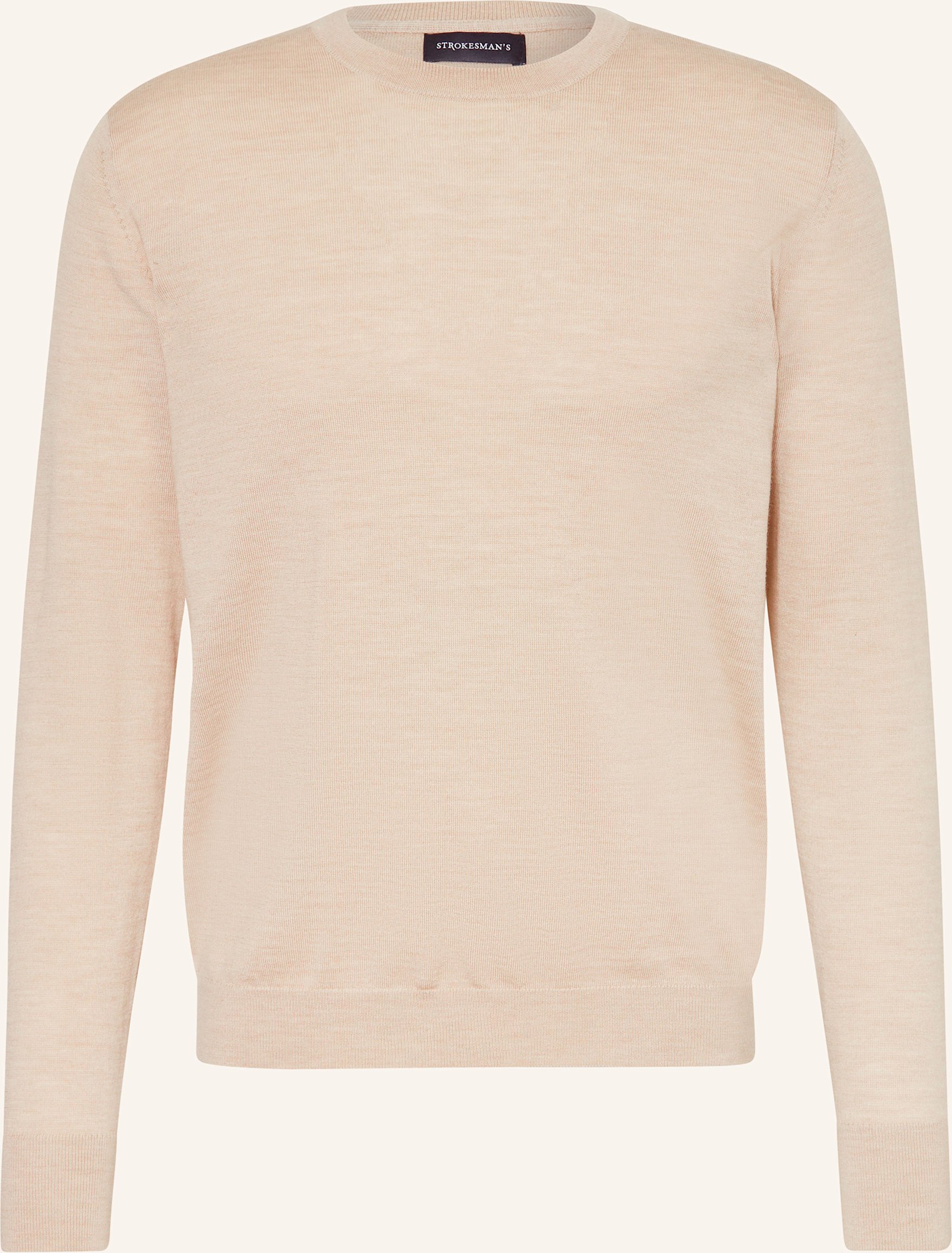 Strokesman's Pullover Aus Merinowolle beige