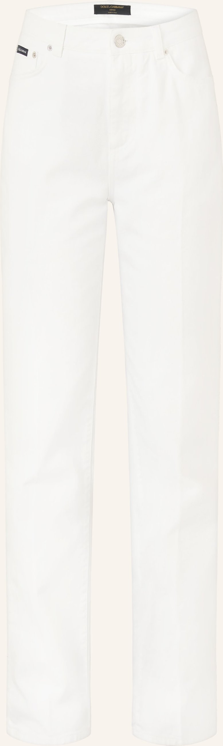 Dolce & Gabbana Straight Jeans weiss