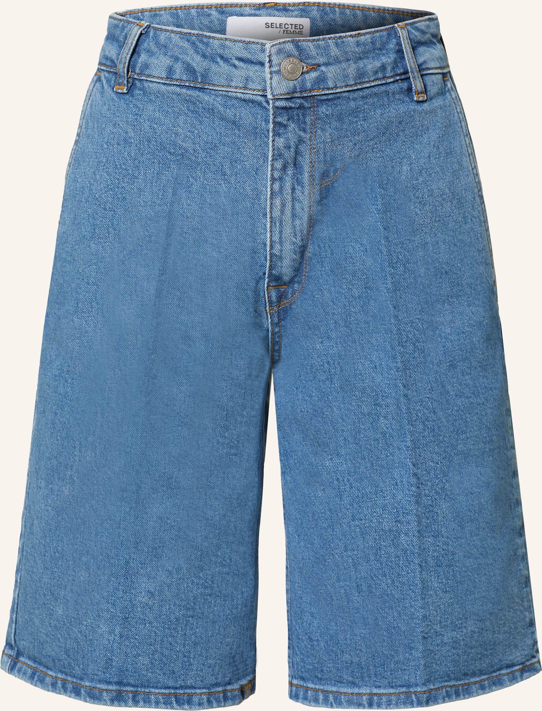 Selected Femme Jeansshorts blau