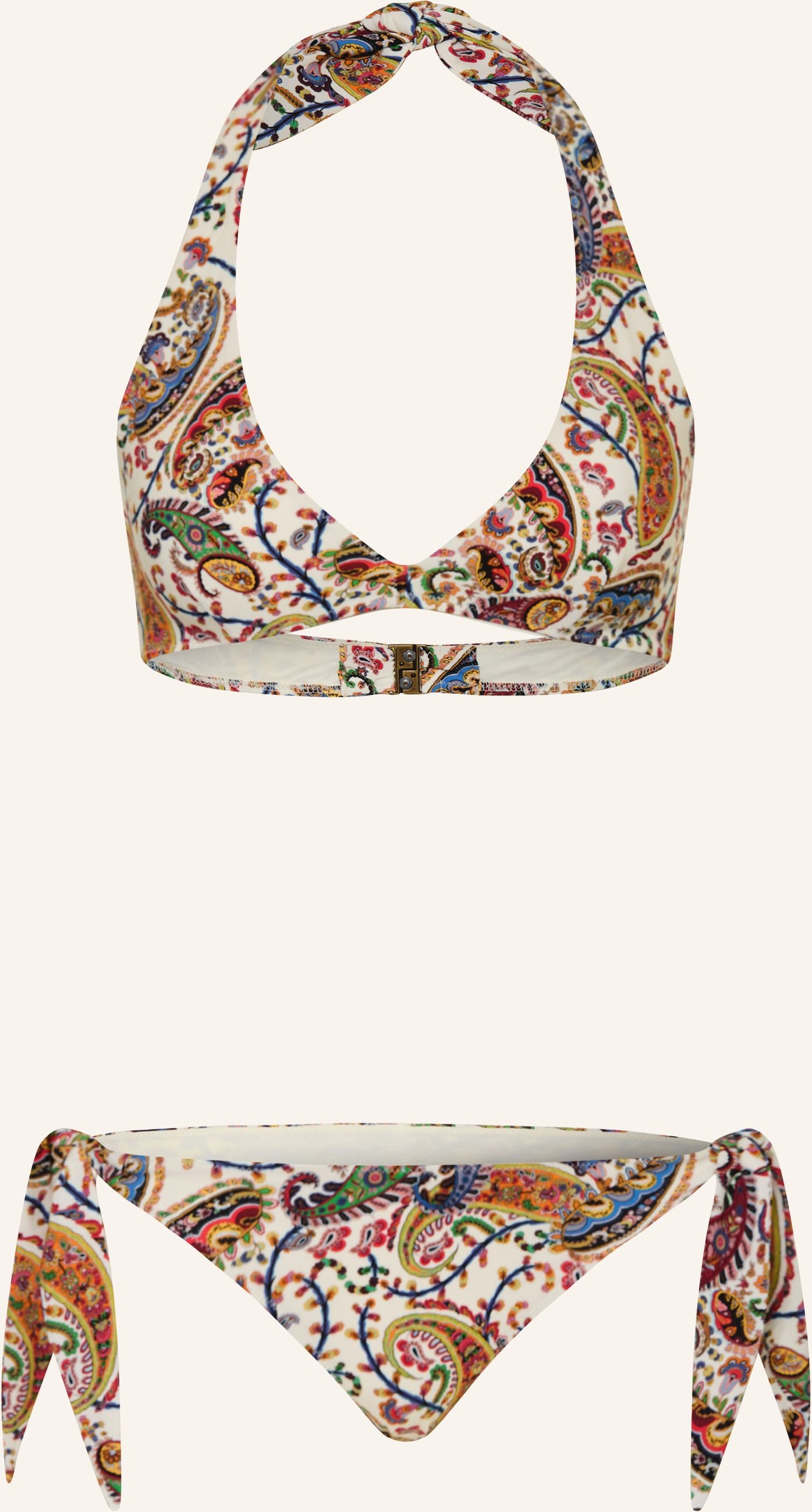Etro Neckholder-Bikini weiss