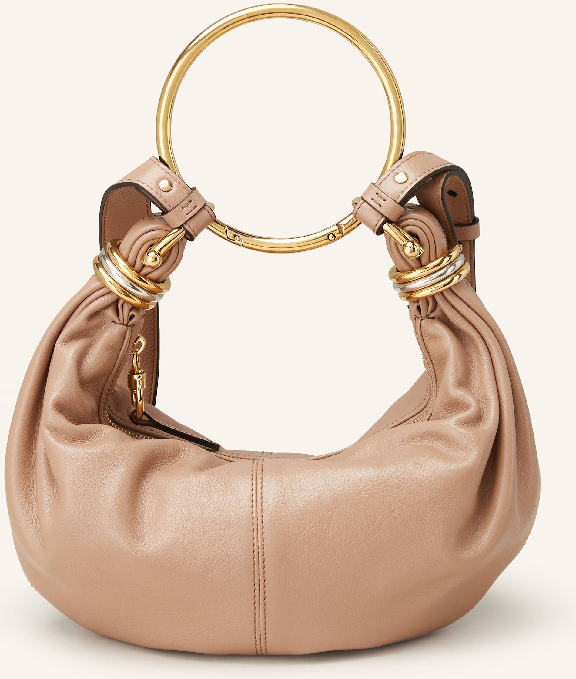 Chloé Beuteltasche Bracelet rosa