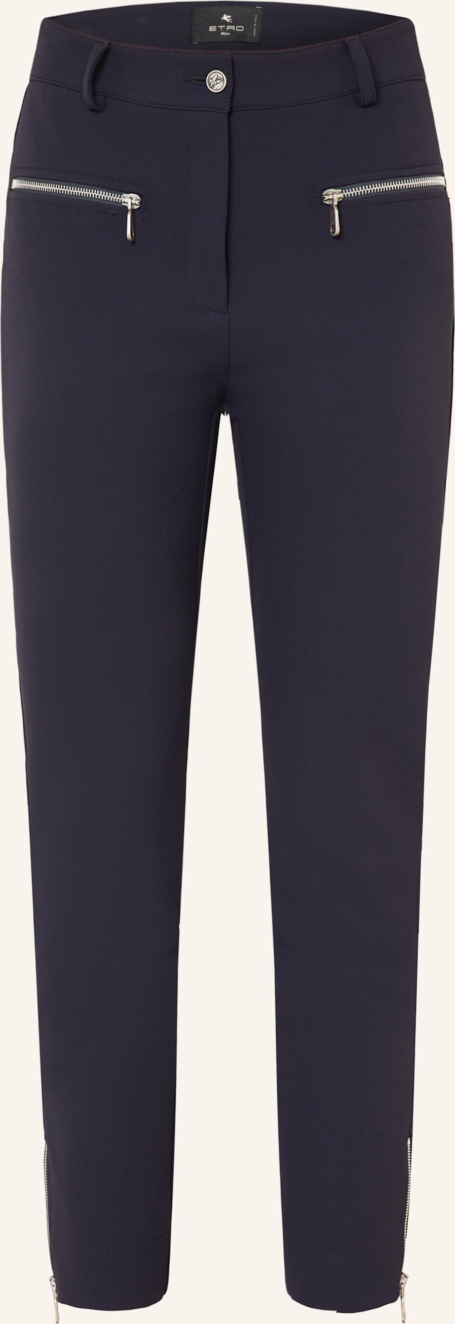 Etro 7/8-Hose blau