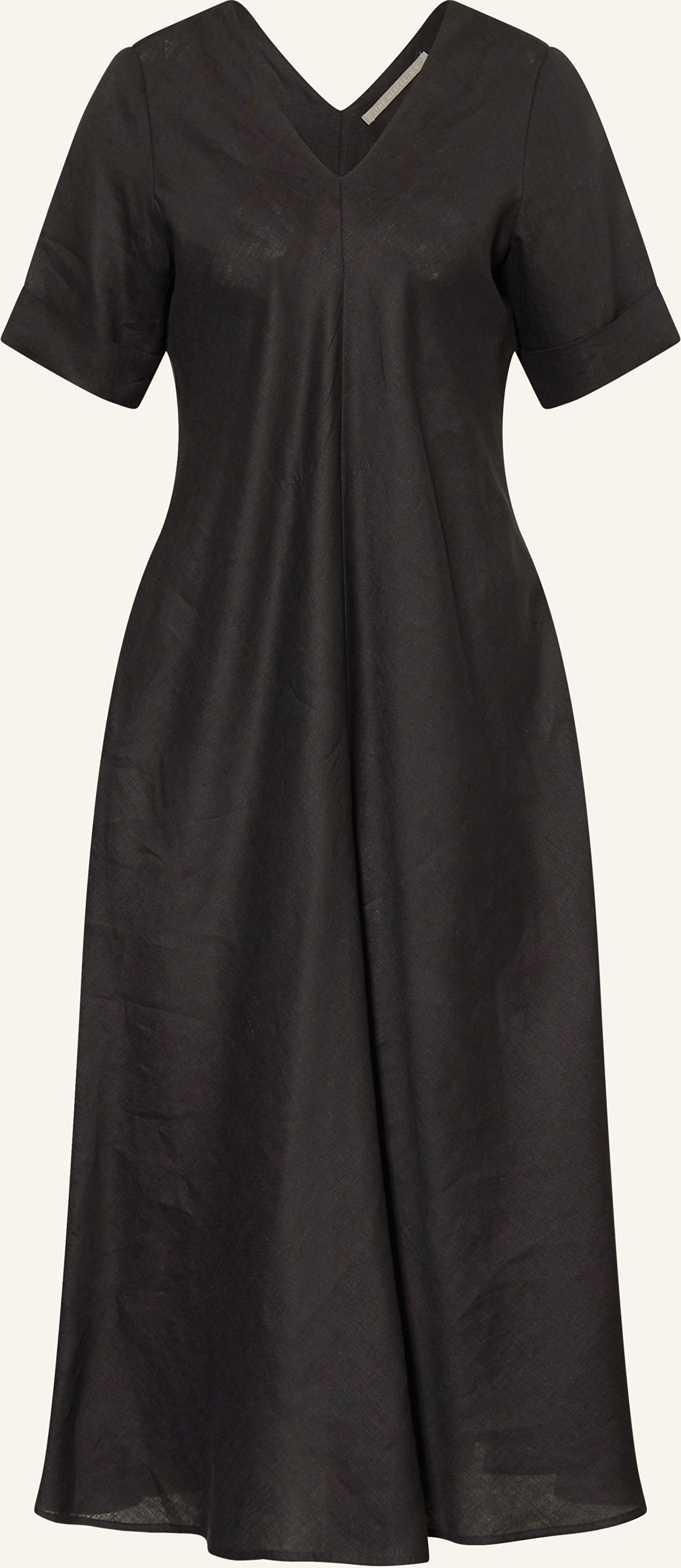(The Mercer) N.Y. Leinenkleid schwarz