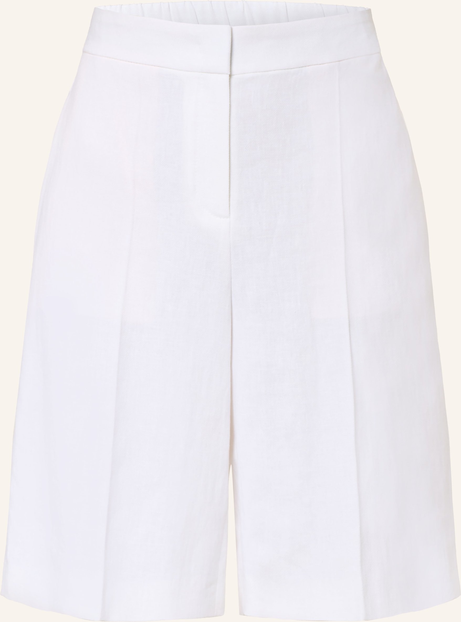 Boss Bermudas Tianala Mit Leinen weiss