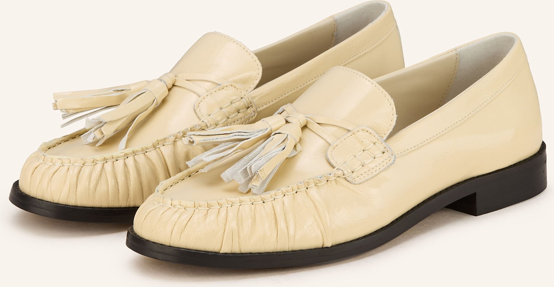 Alohas Lack-Loafer Marietta weiss