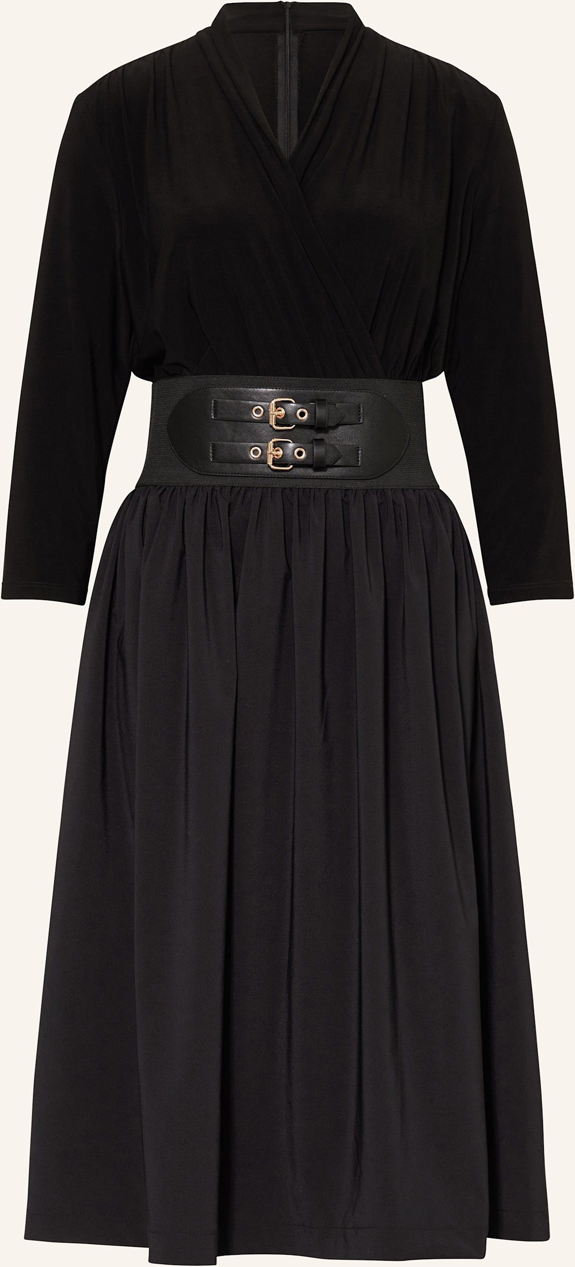 Joseph Ribkoff Kleid Mit 3/4-Arm In Wickeloptik schwarz