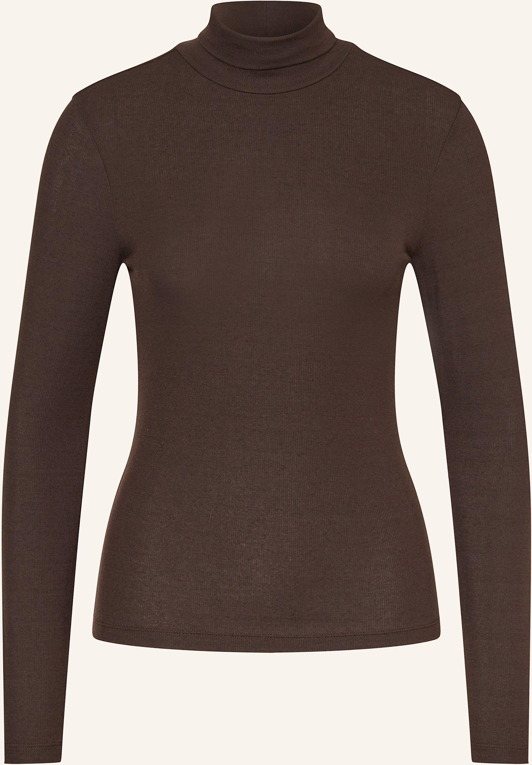 Someday Rollkragenshirt Kavery braun
