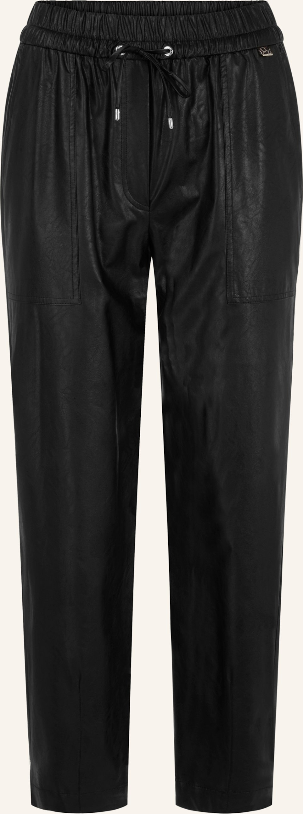 Marc Cain Hose Ranchi In Lederoptik schwarz