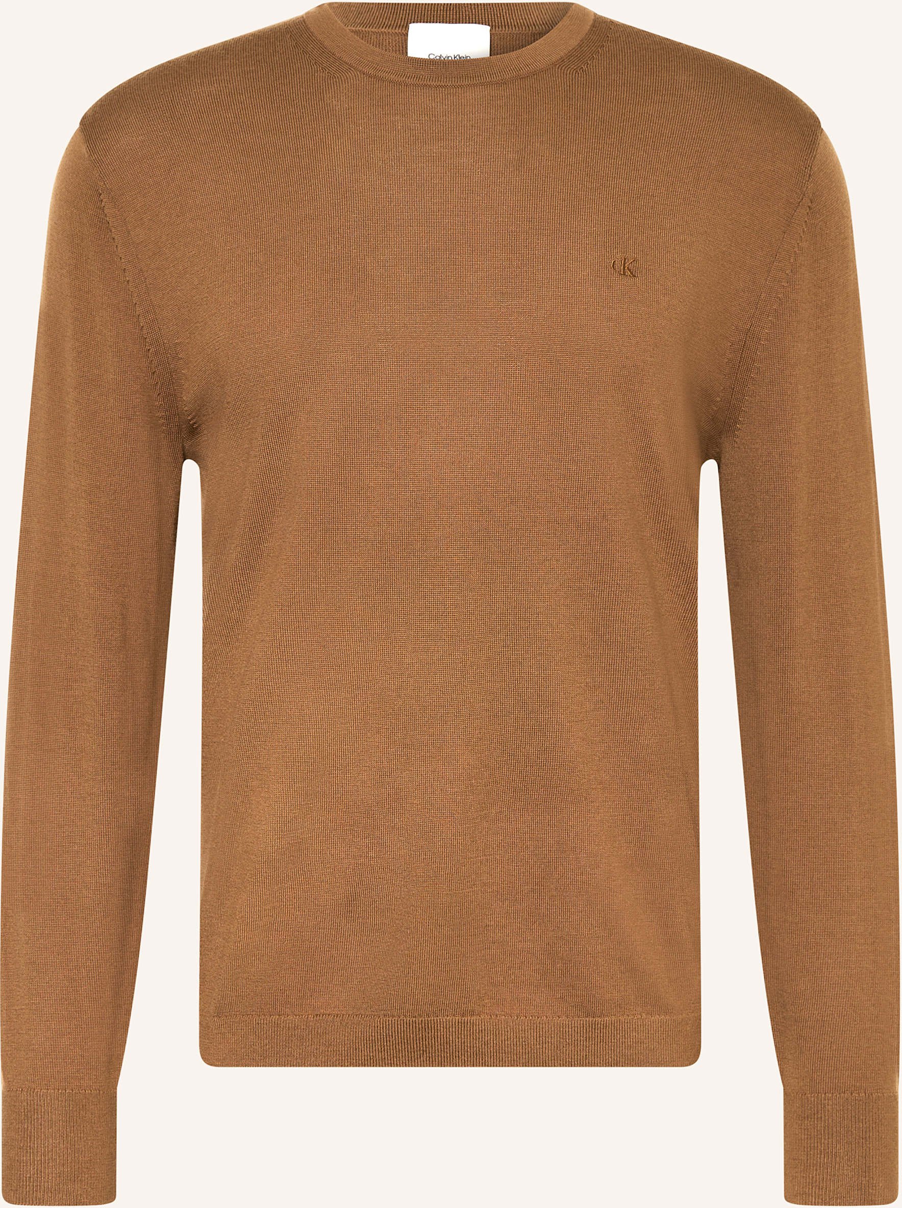 Calvin Klein Pullover Aus Merinowolle braun