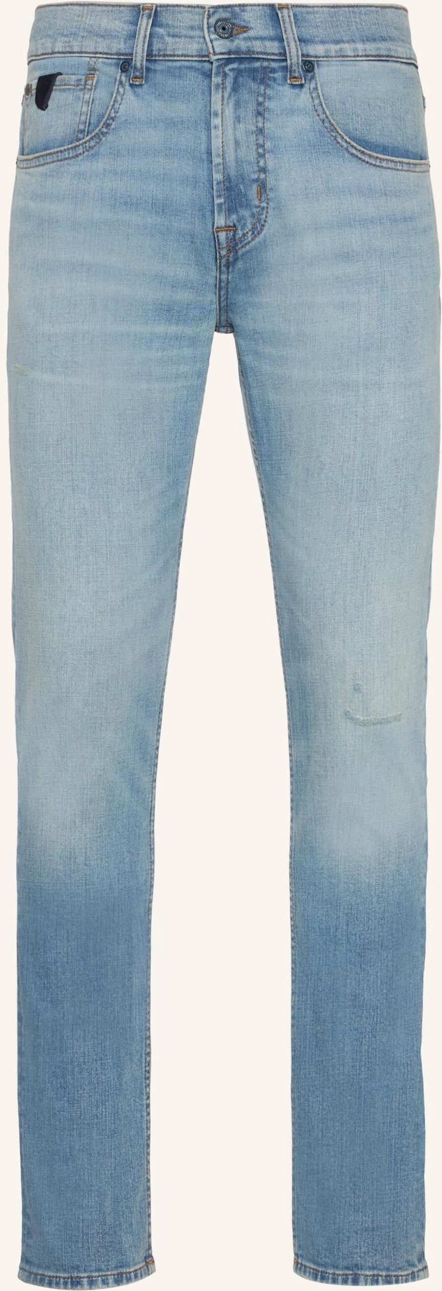 7 For All Mankind Jeans Slimmy Tapered Skinny Fit blau