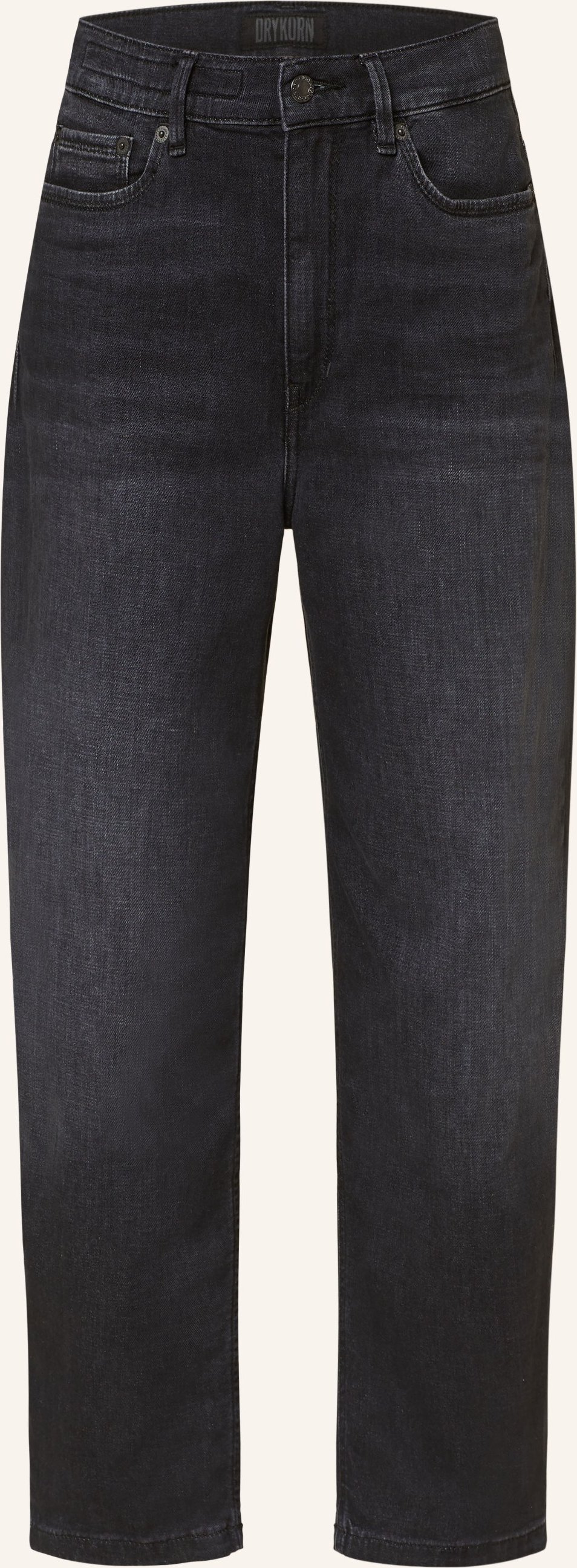 Drykorn Cropped Jeans Flown grau