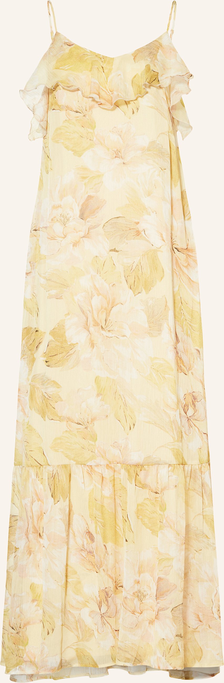 Mrs & Hugs Kleid Mit Volants gelb