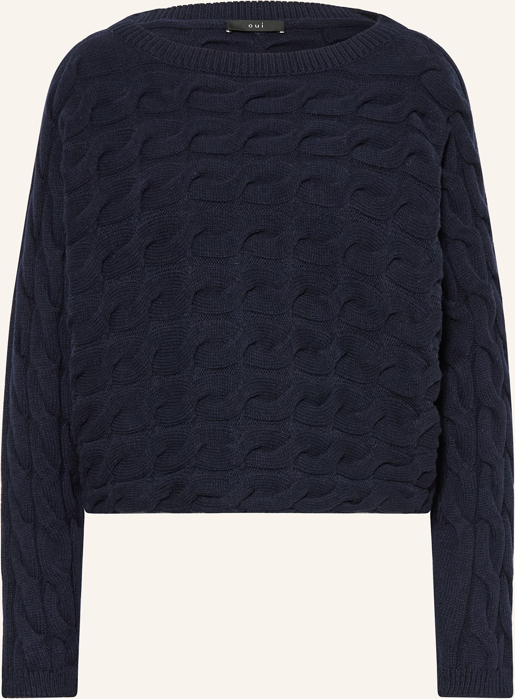 Oui Pullover Sirah blau
