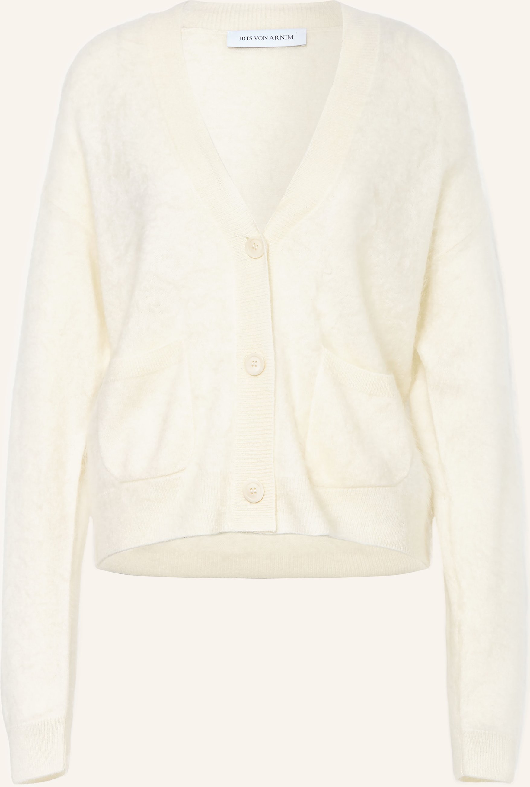 Iris Von Arnim Strickjacke Seraphina Aus Cashmere weiss