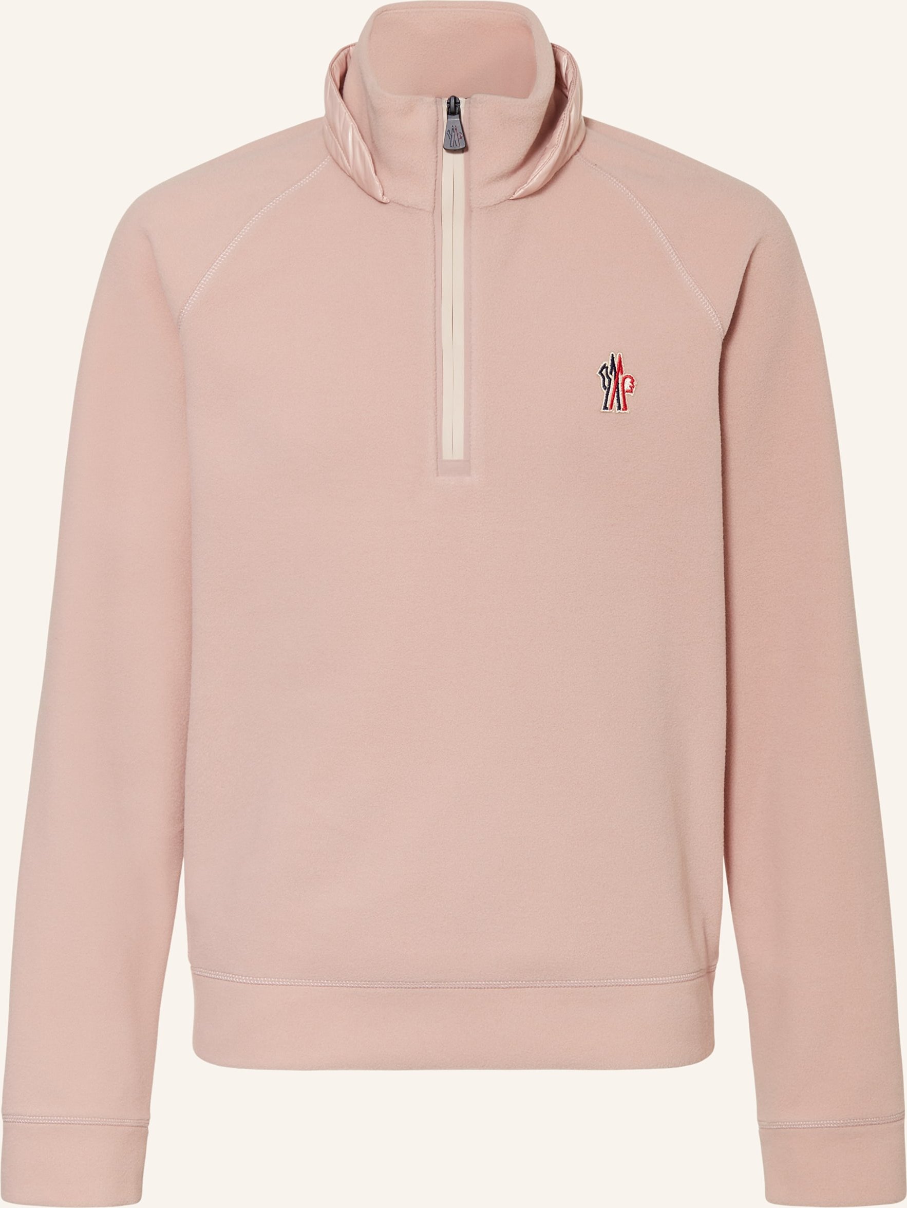 Moncler Enfant Fleece-Troyer rosa