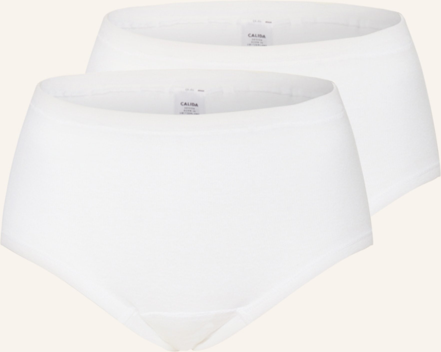 Calida 2er-Pack Taillenslips Iconics weiss