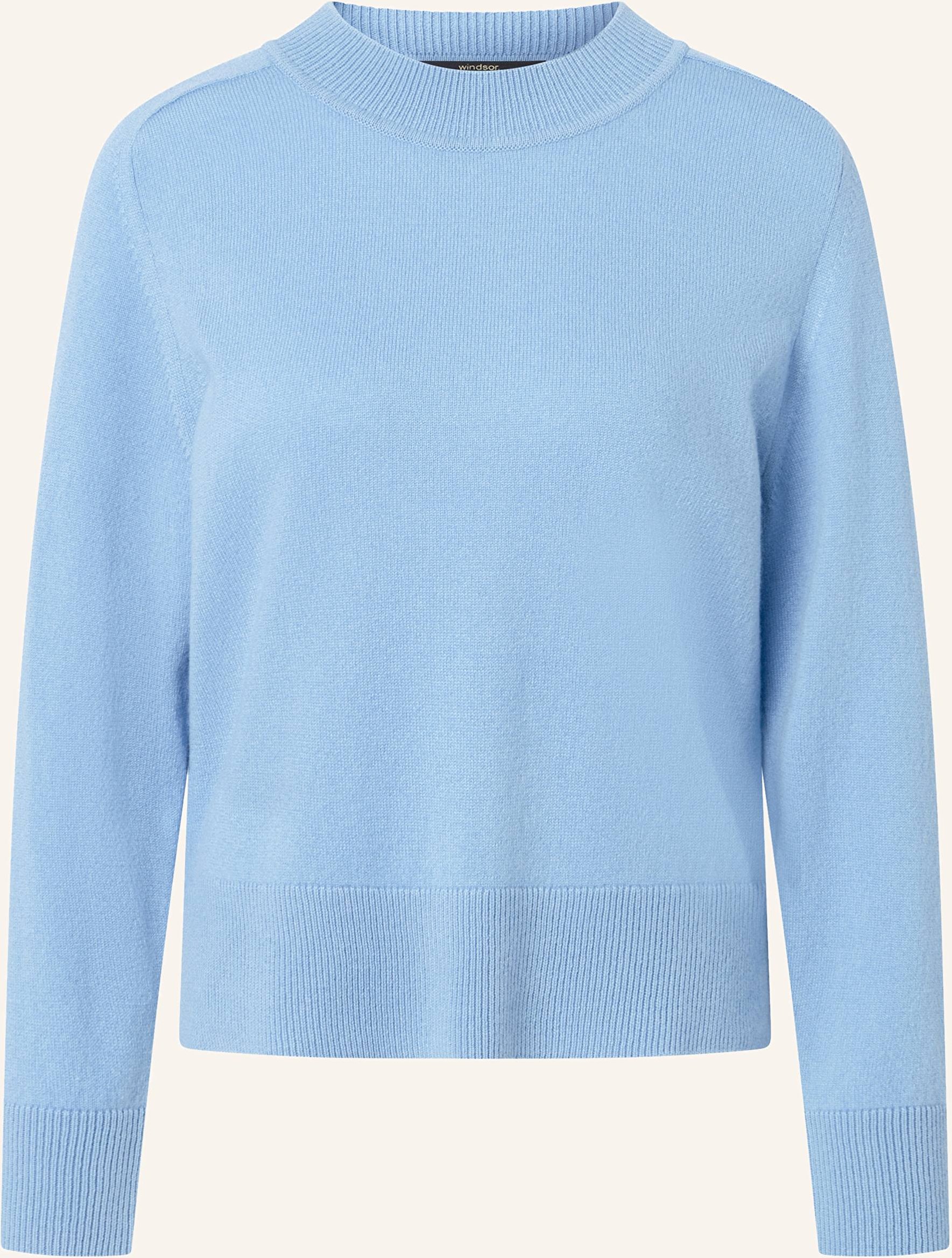 Windsor. Cashmere-Pullover blau