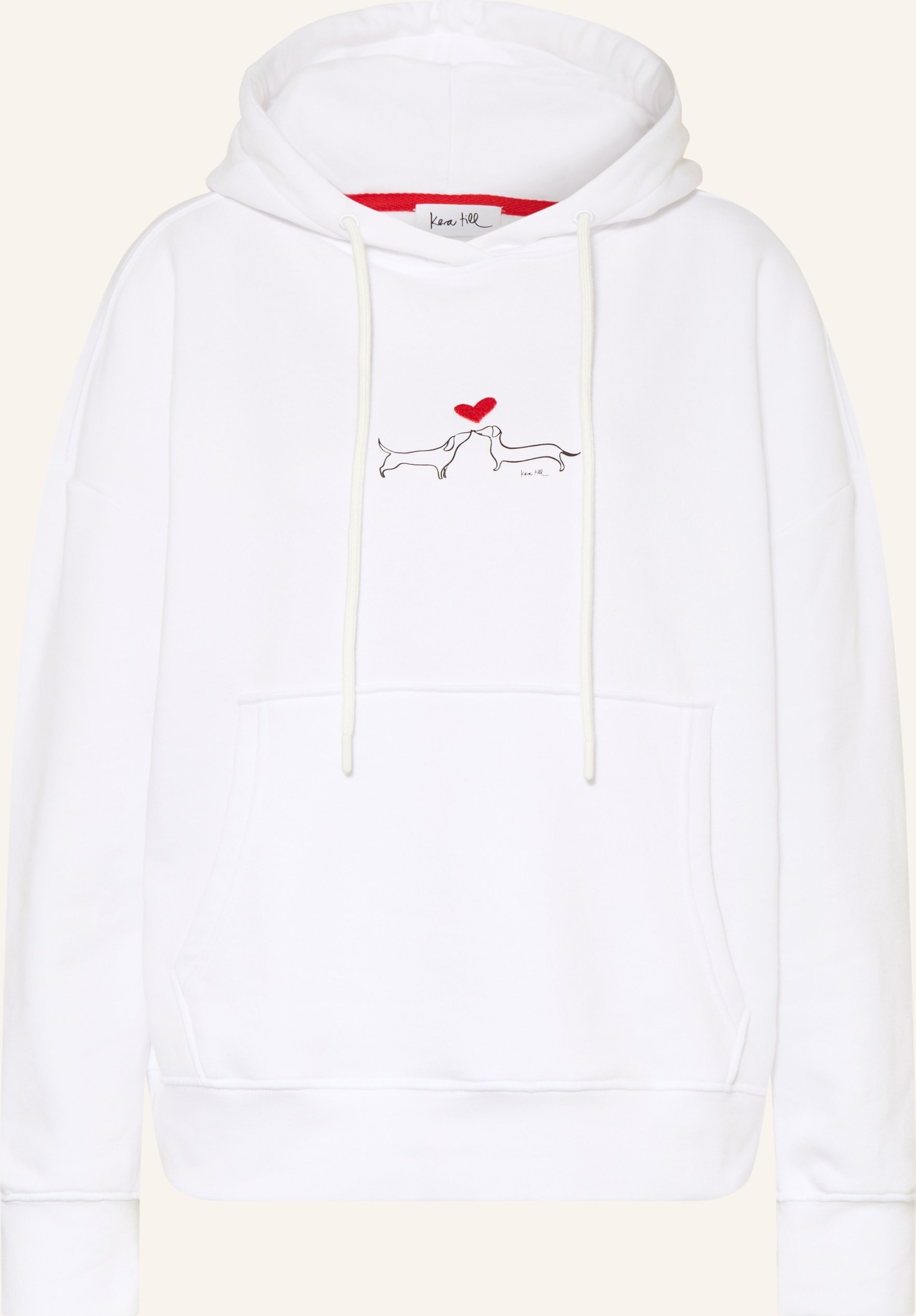 Kera Till Hoodie weiss