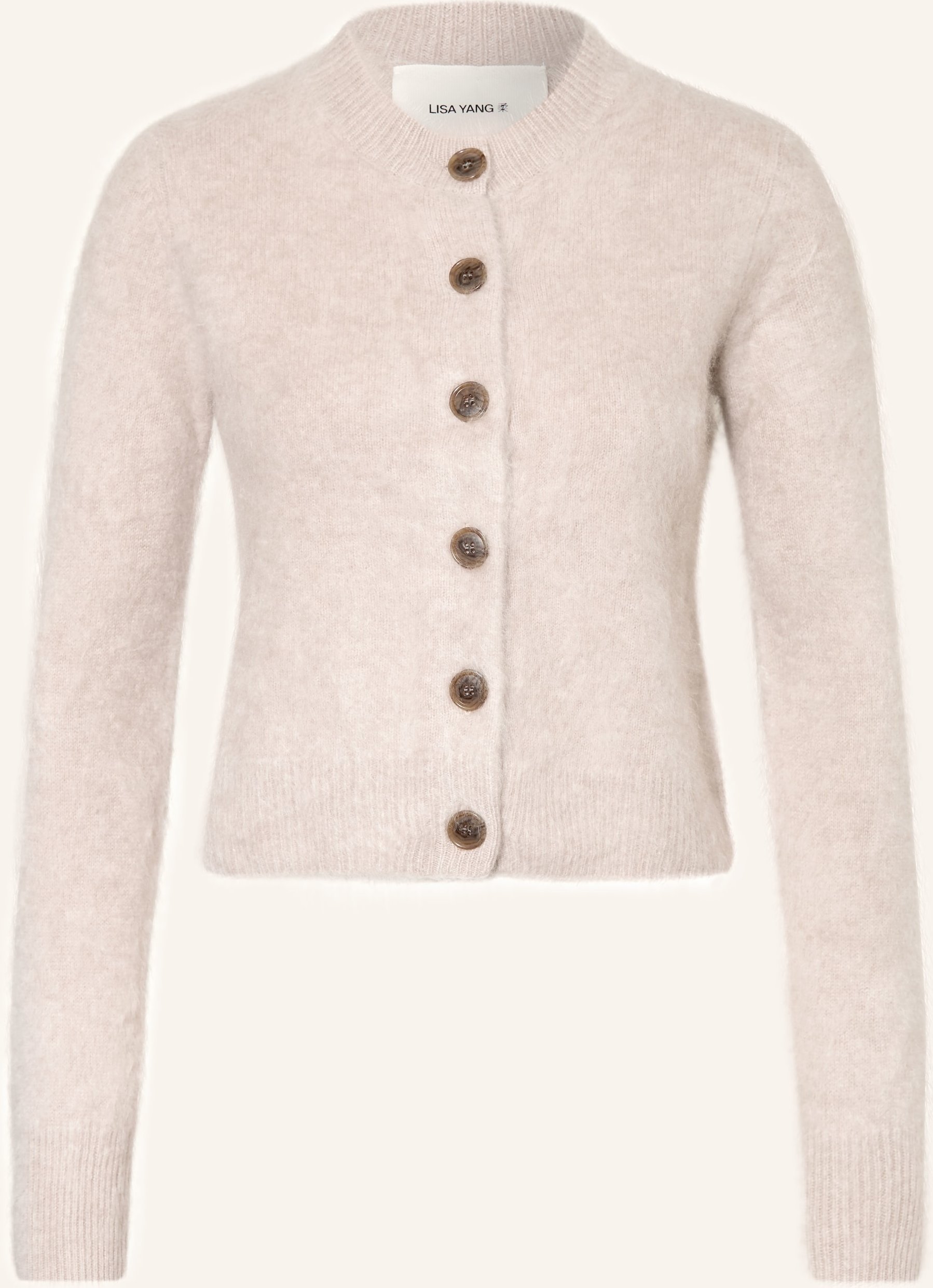 Lisa Yang Strickjacke Aus Cashmere beige