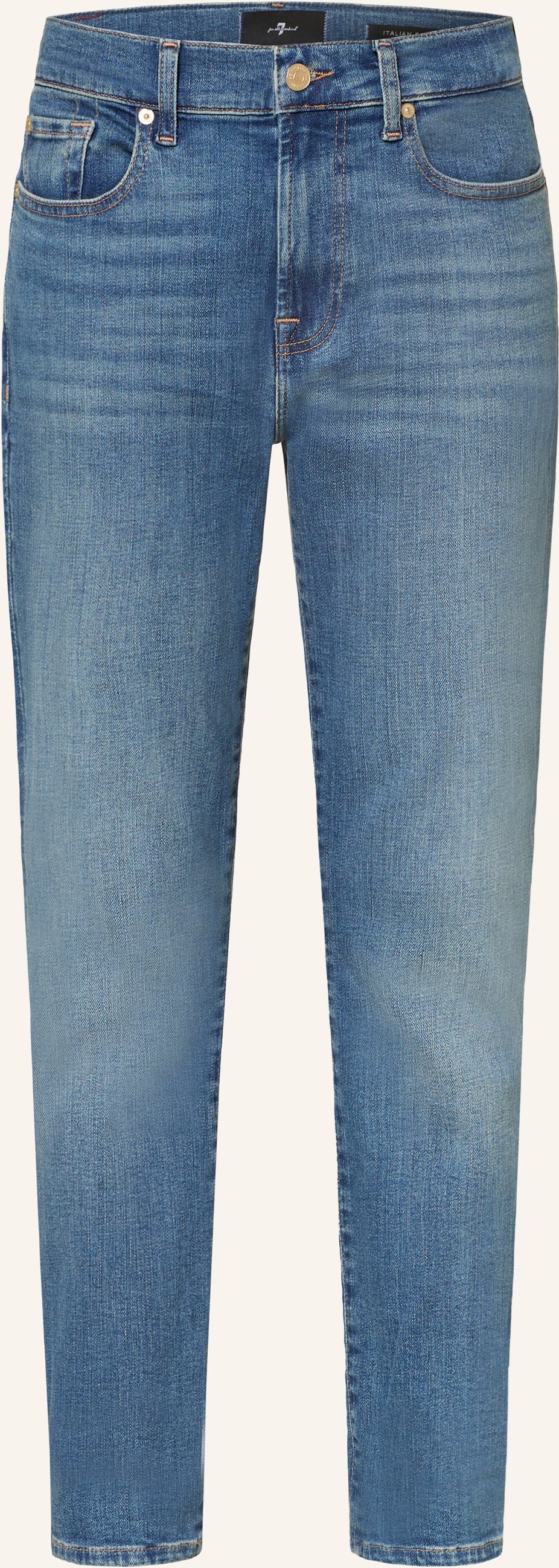 7 For All Mankind Skinny Jeans Relaxed Skinny blau