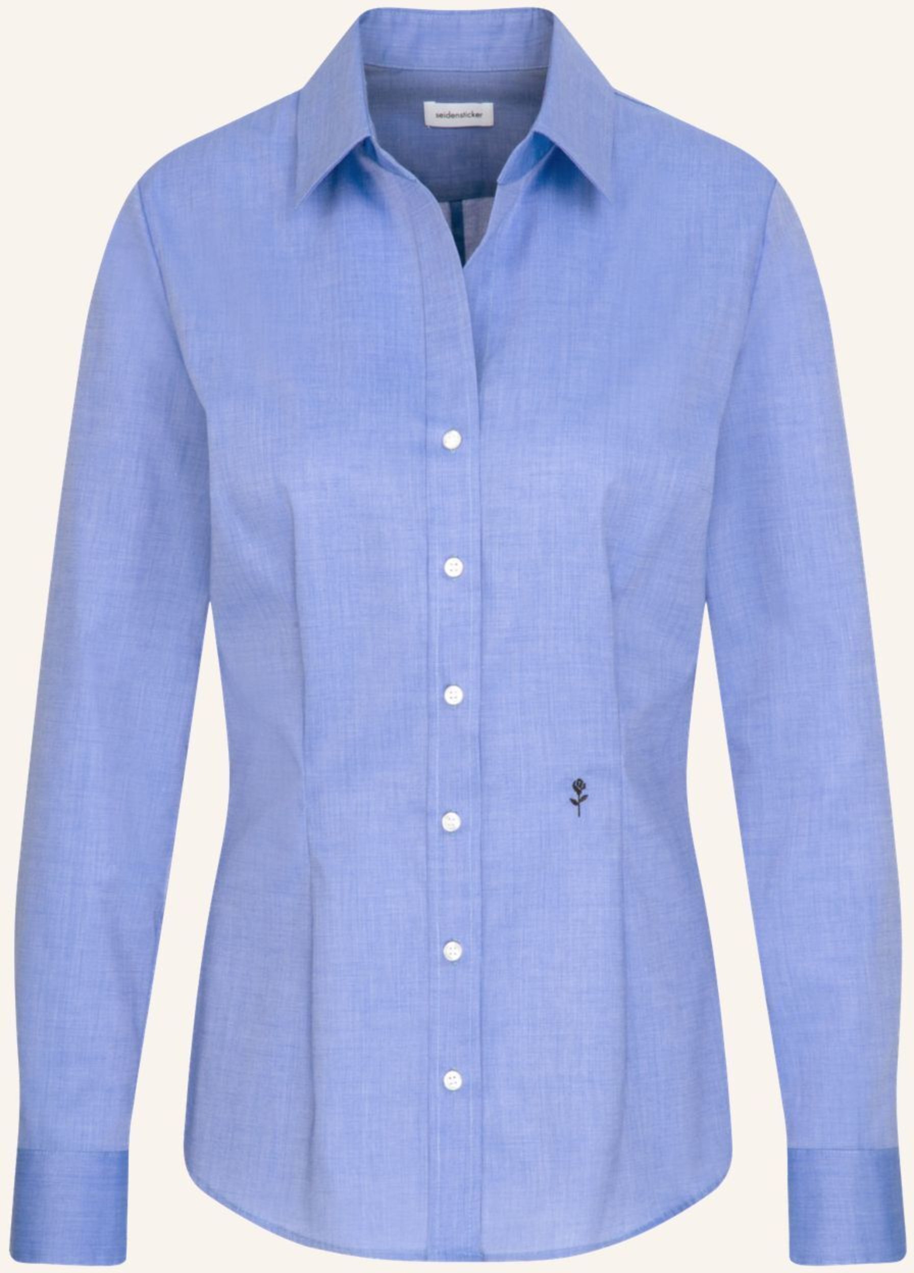 Seidensticker Hemdbluse blau