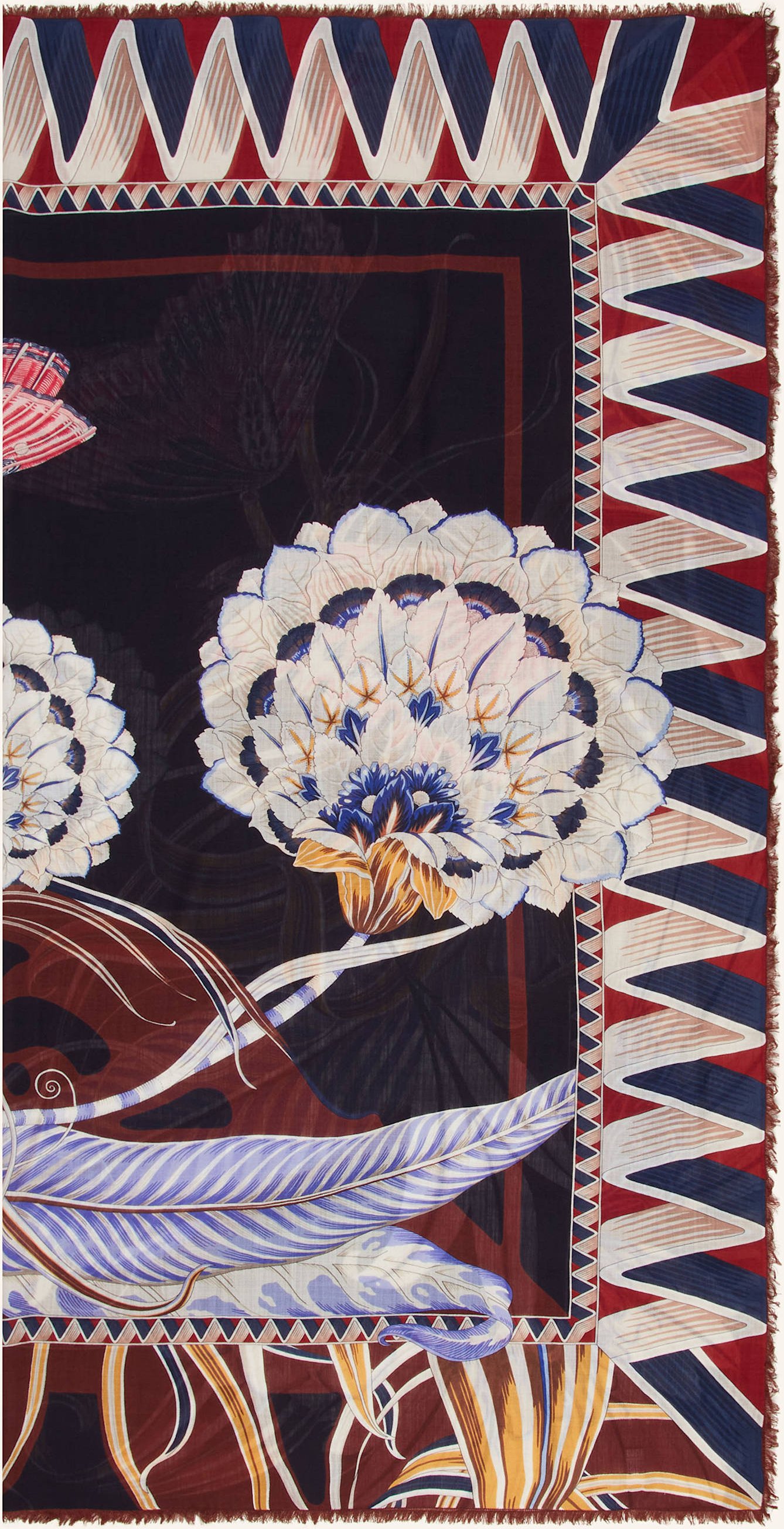 Ferragamo Tuch Giadafly blau