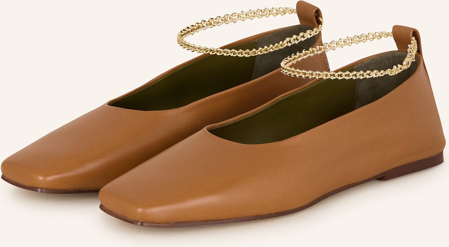 Maria Luca Ballerinas Augusta braun