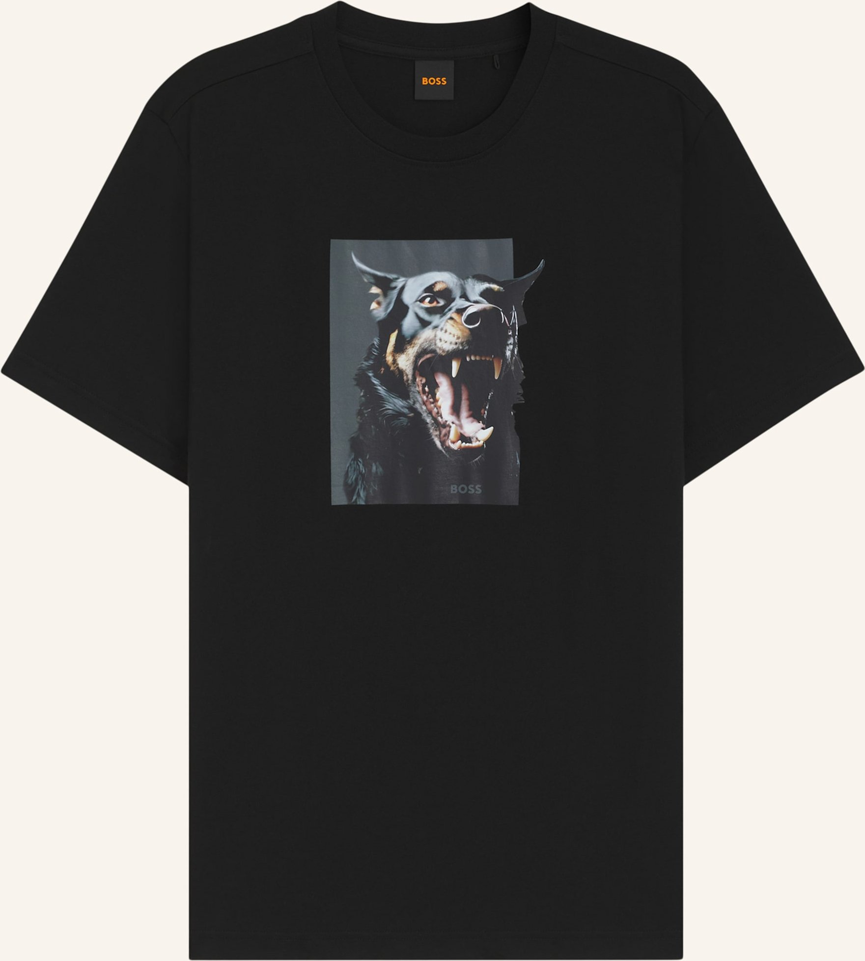 Boss T-Shirt Te_Dobermann schwarz