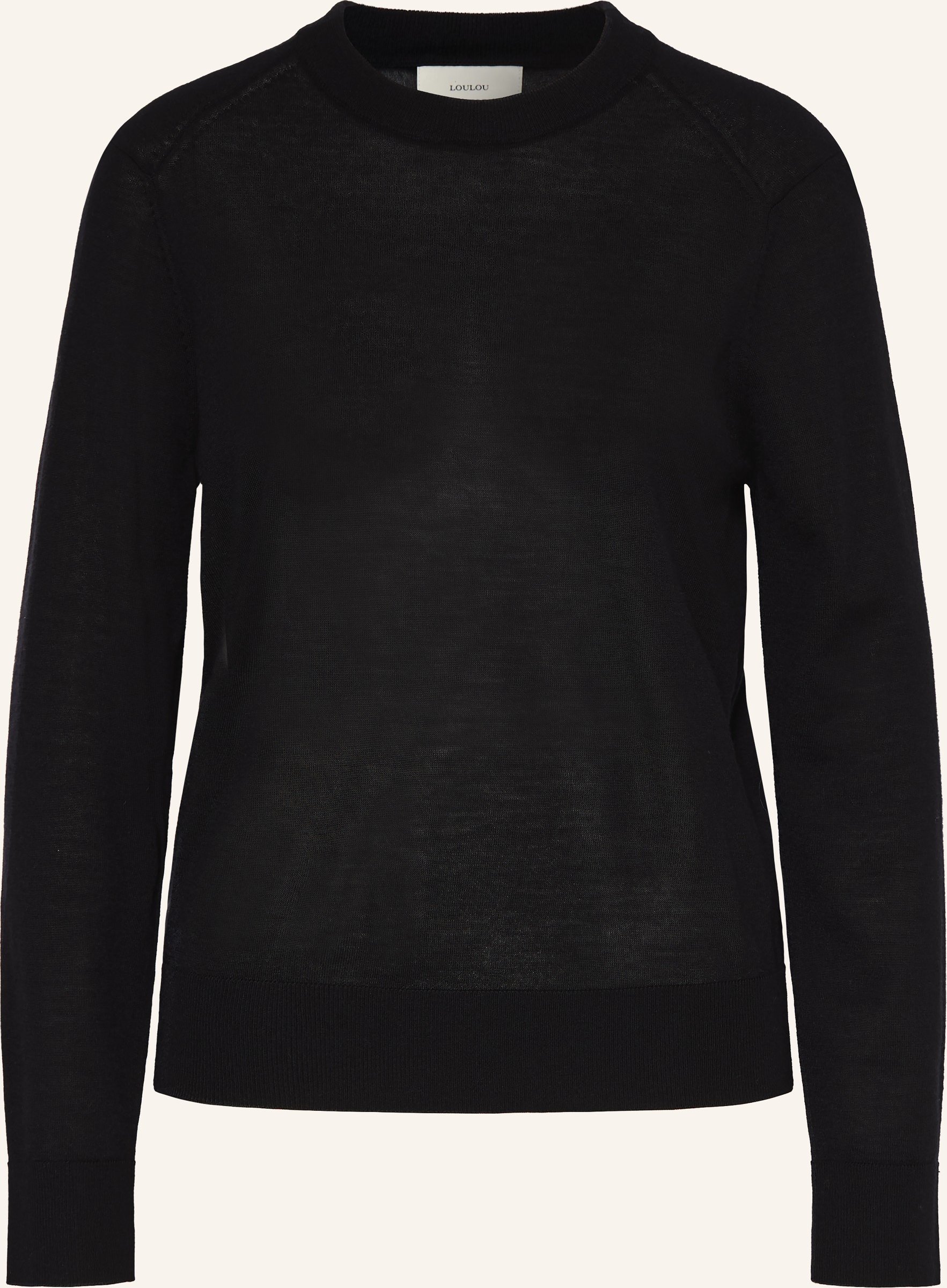 Loulou De Saison Cashmere-Pullover Ditto schwarz