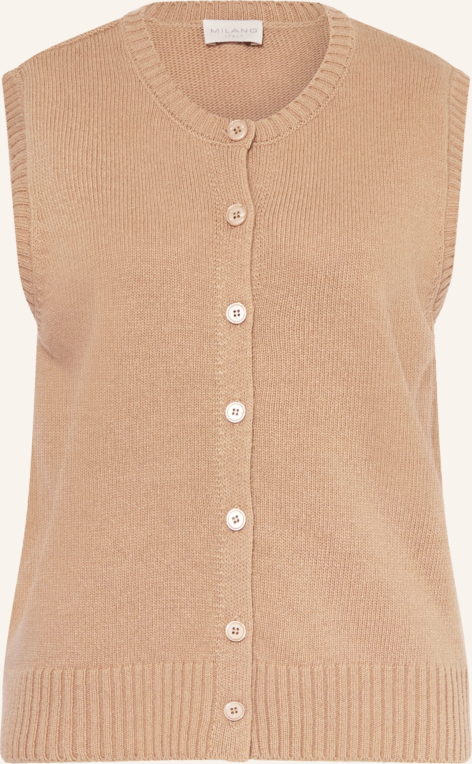 Milano Italy Strickweste braun