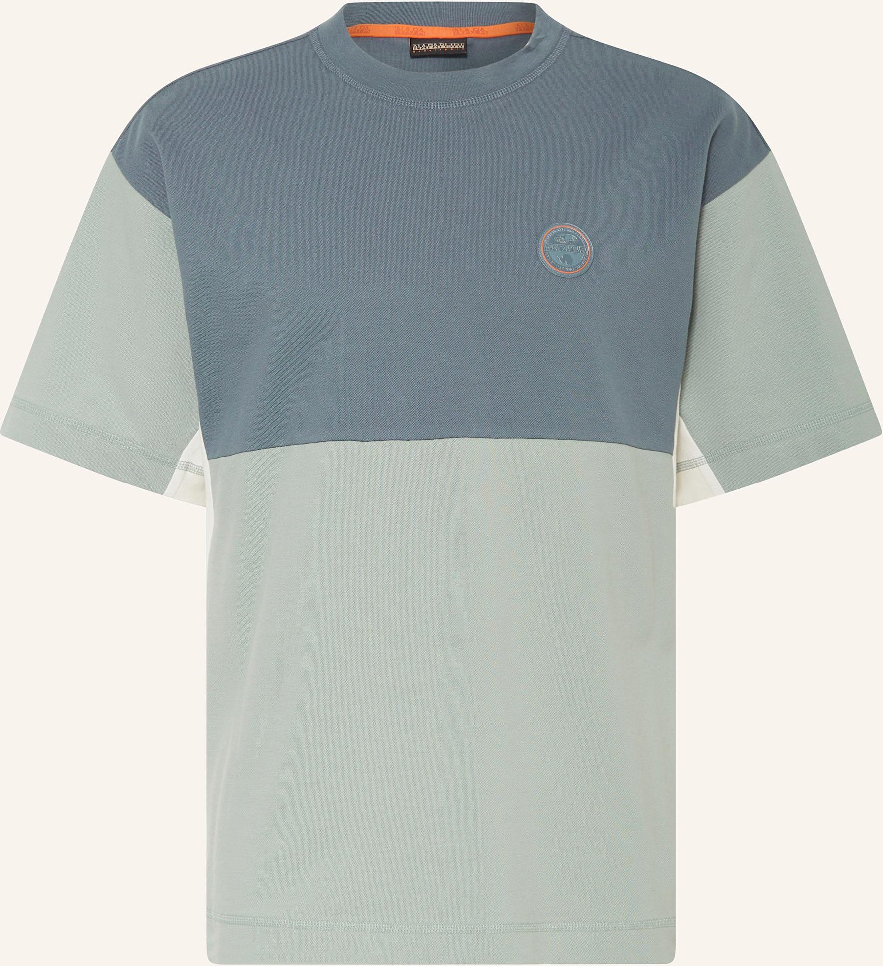 Napapijri T-Shirt Anghiari Aus Piqué gruen