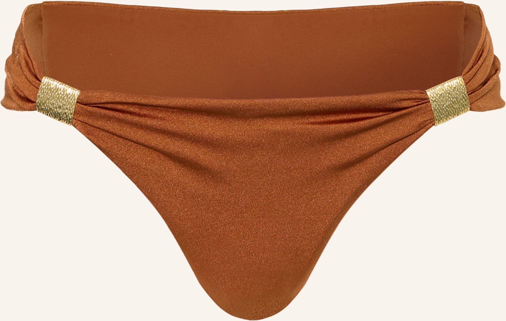 Heidi Klein Basic-Bikini-Hose Rust braun