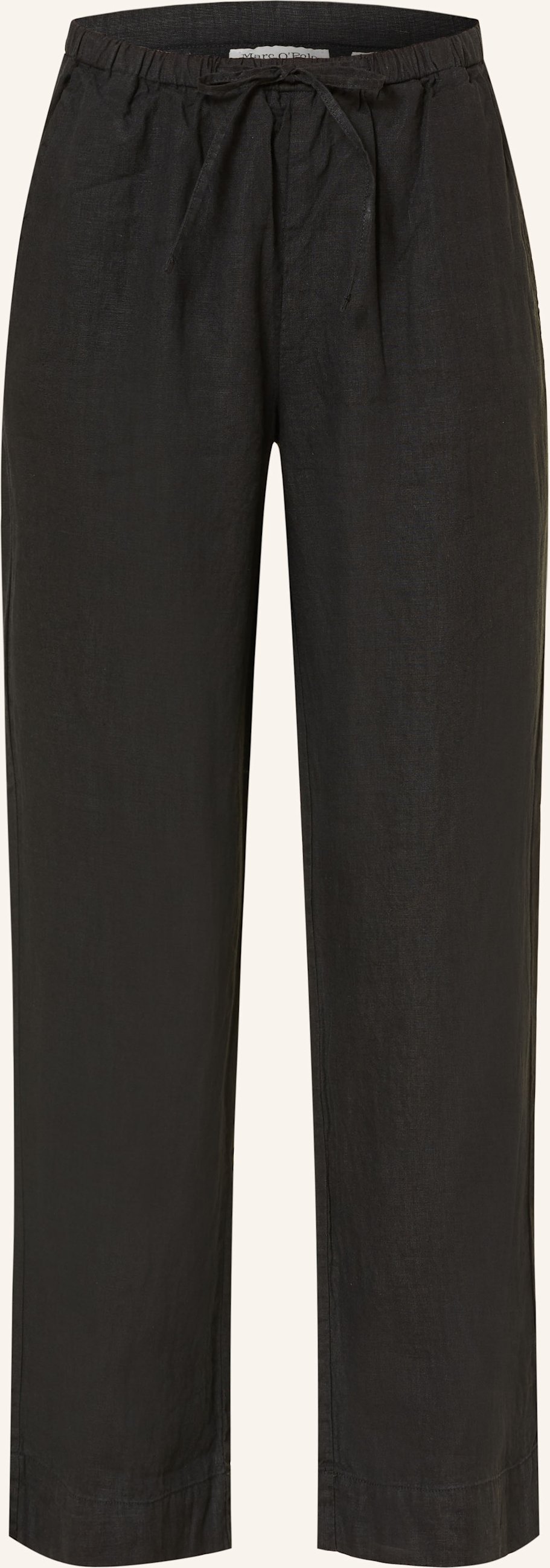 Marc O'polo Hose Im Jogging-Stil Aus Leinen schwarz