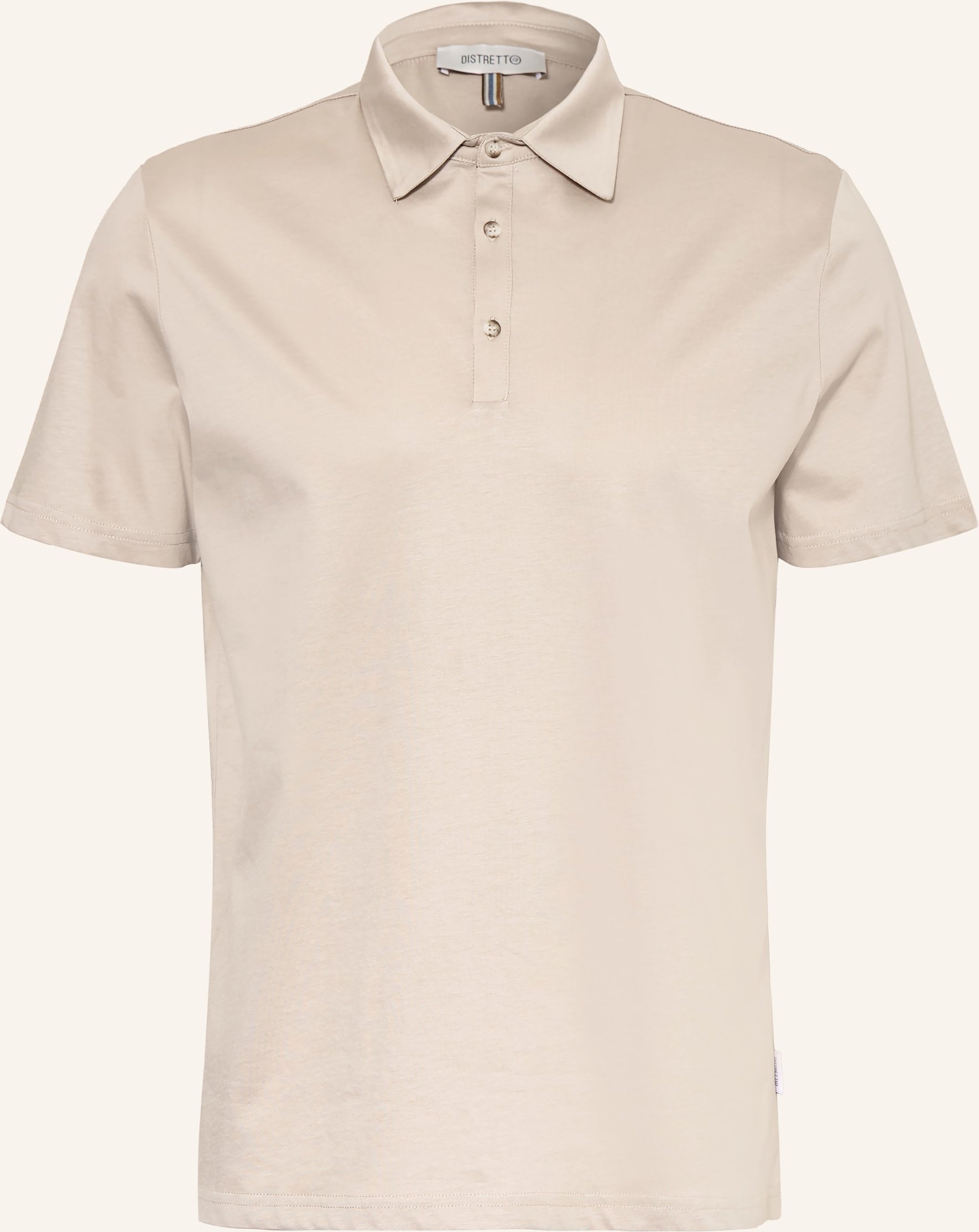 Distretto 12 Jersey-Poloshirt Menta beige