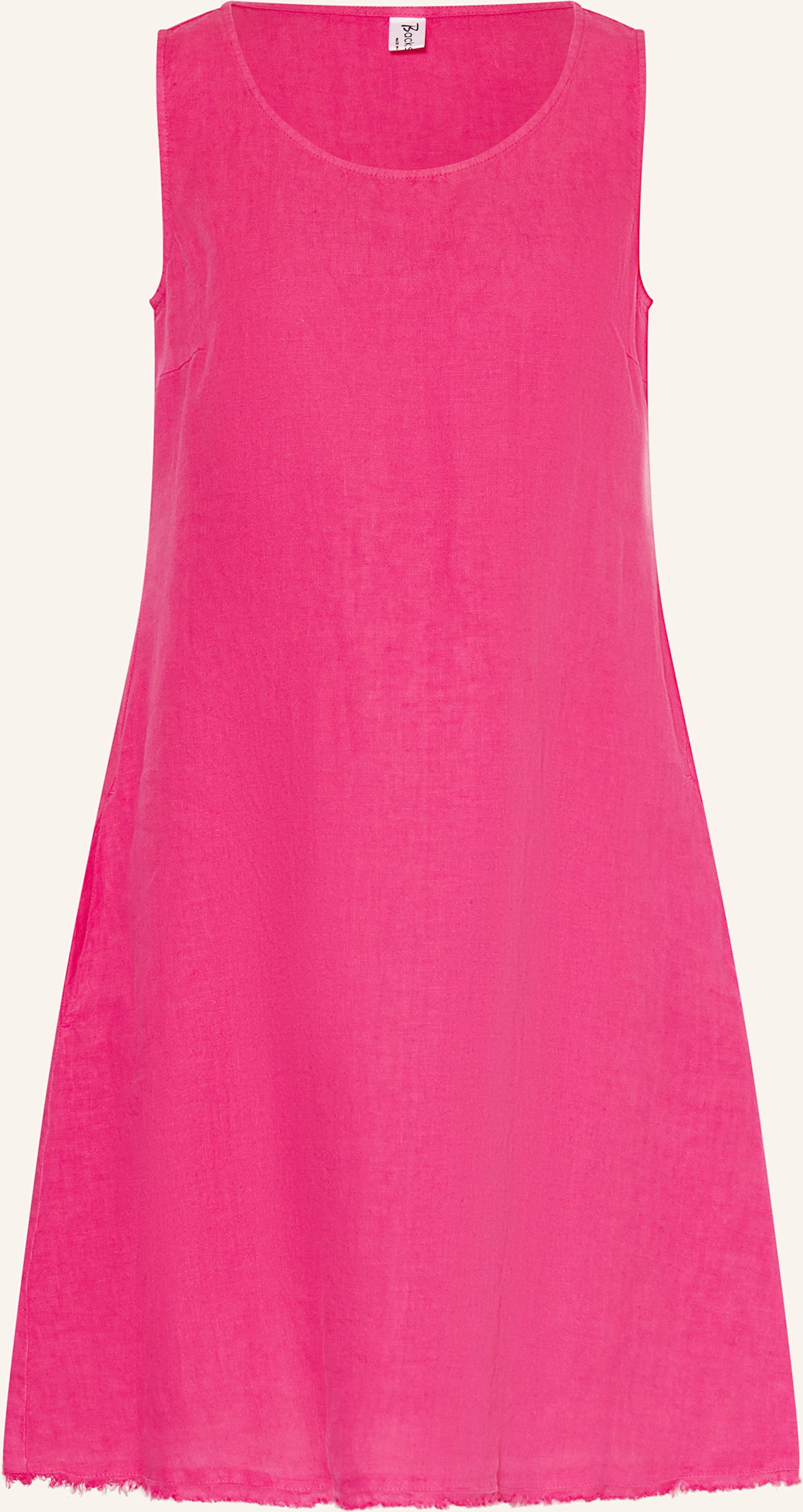 Backstage Leinenkleid pink