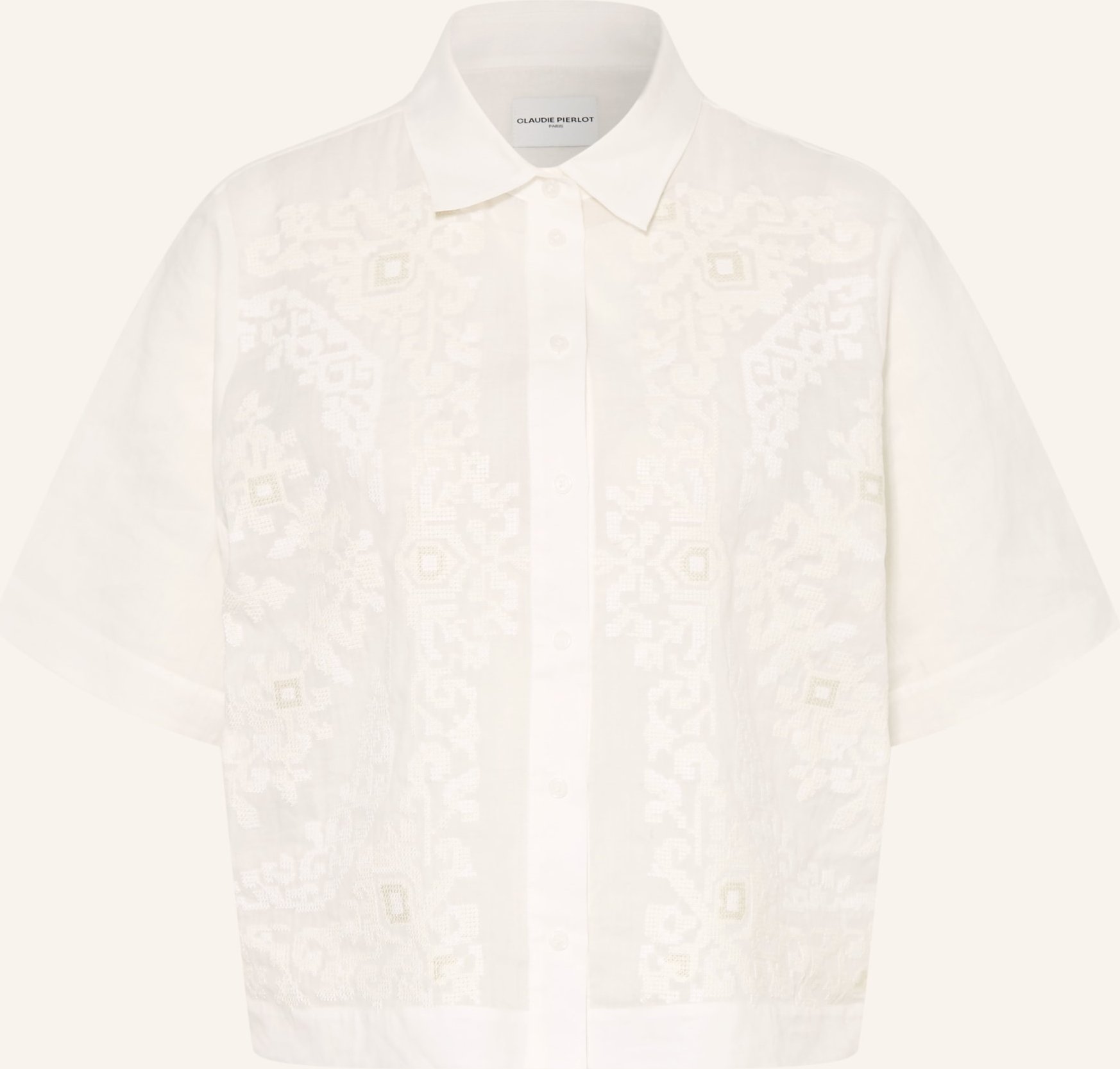 Claudie Pierlot Hemdbluse weiss
