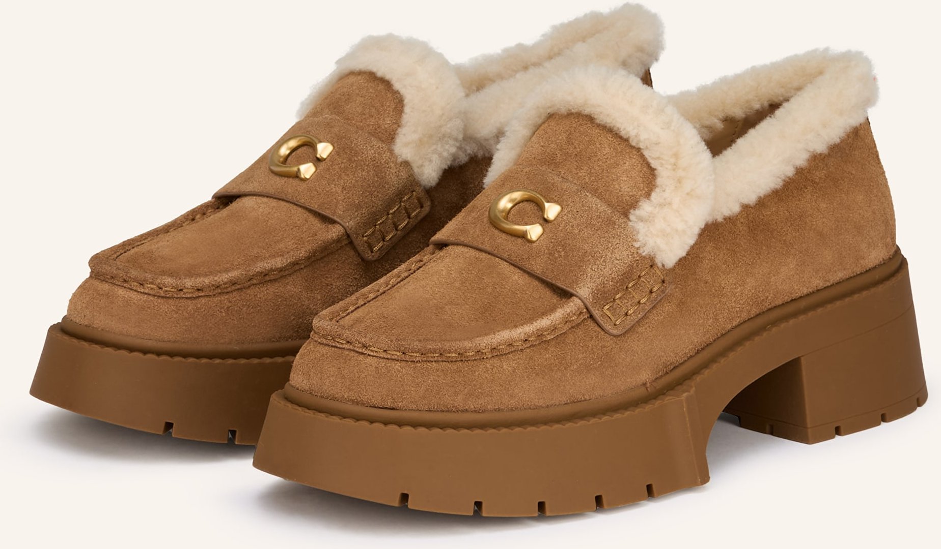 Coach Plateau-Loafer Leah beige